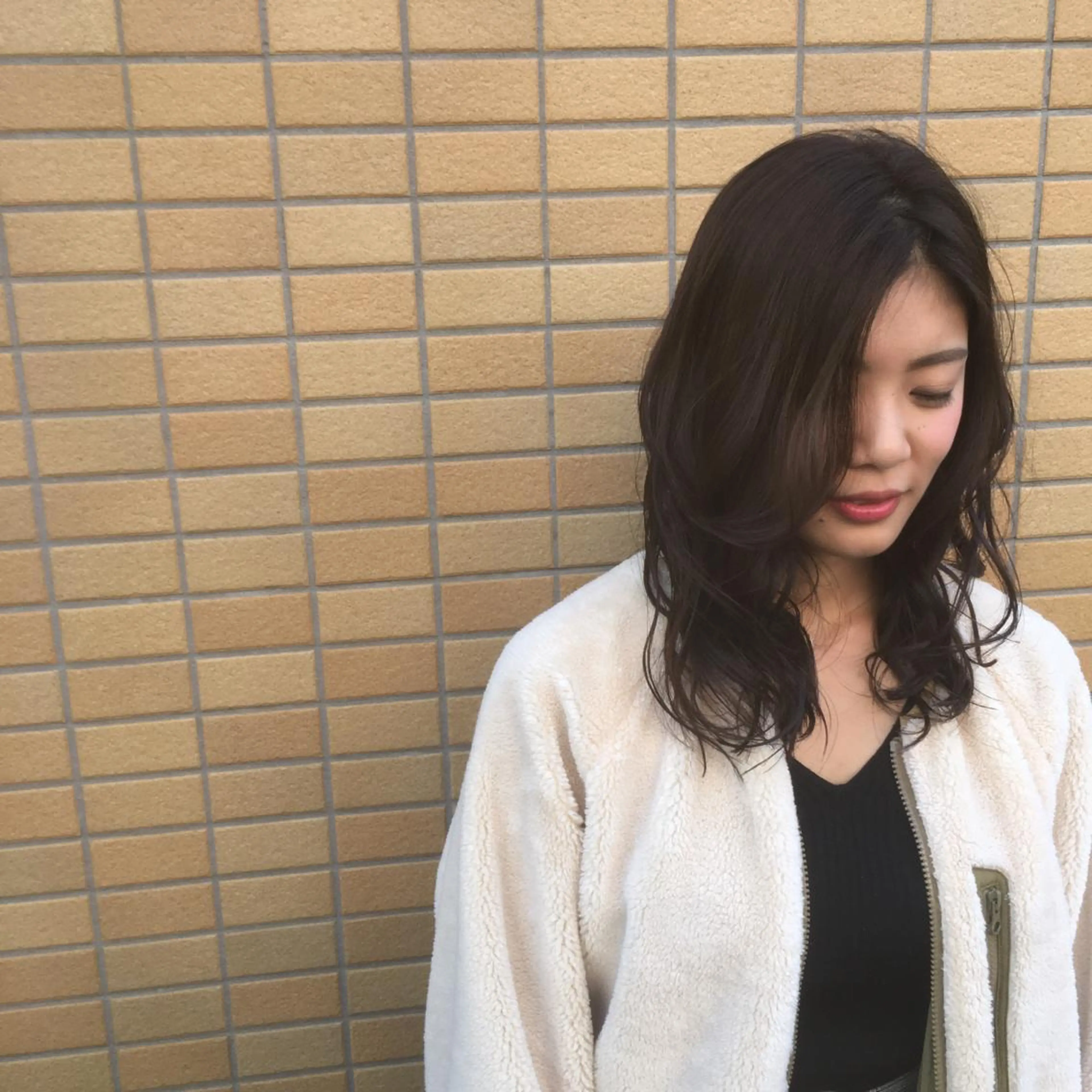 ロング カラー カット ヘアカラー トリートメント しのはら まどかのヘアスタイル