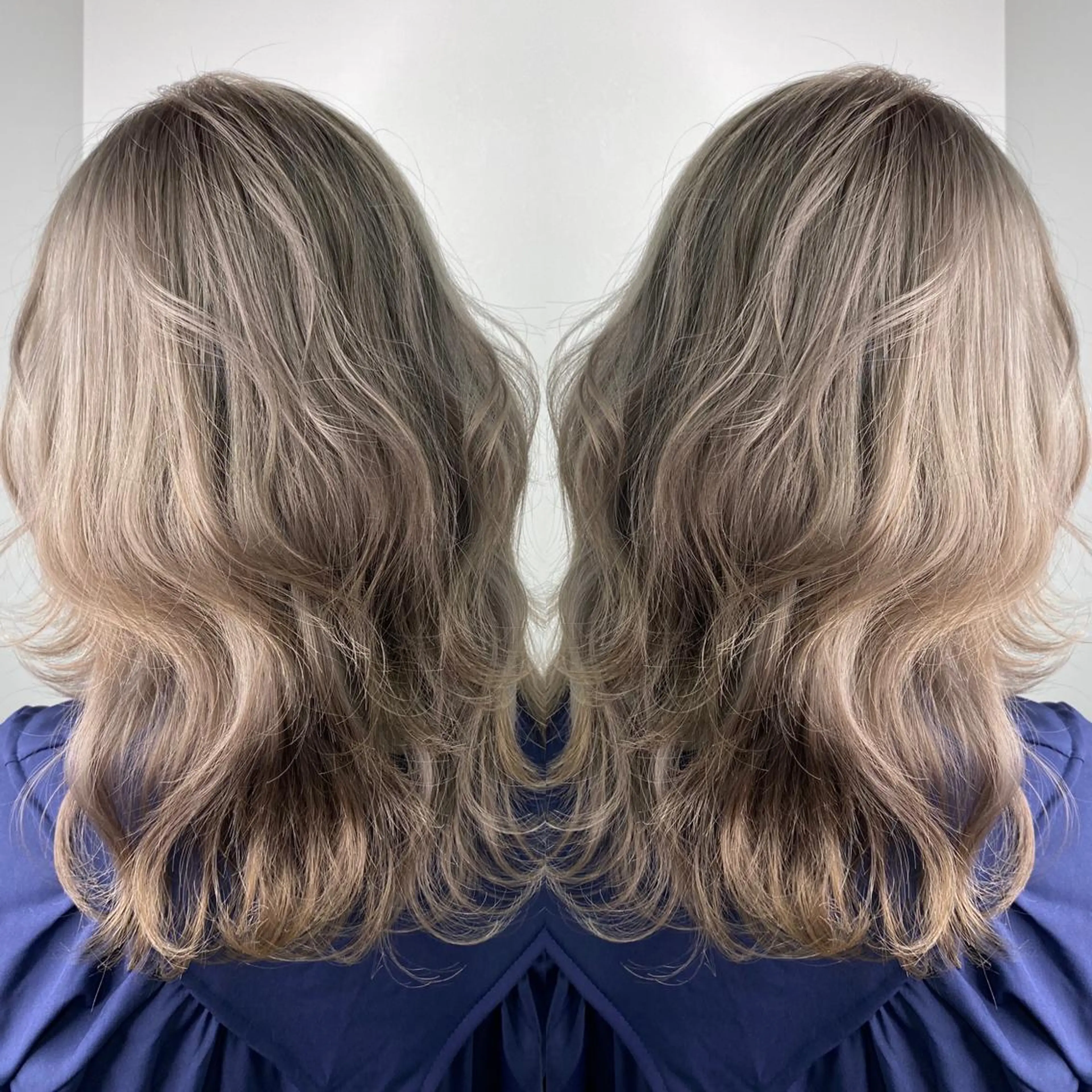 ミディアム 【美髪矯正】【スト カール】小野村翔太のヘアスタイル