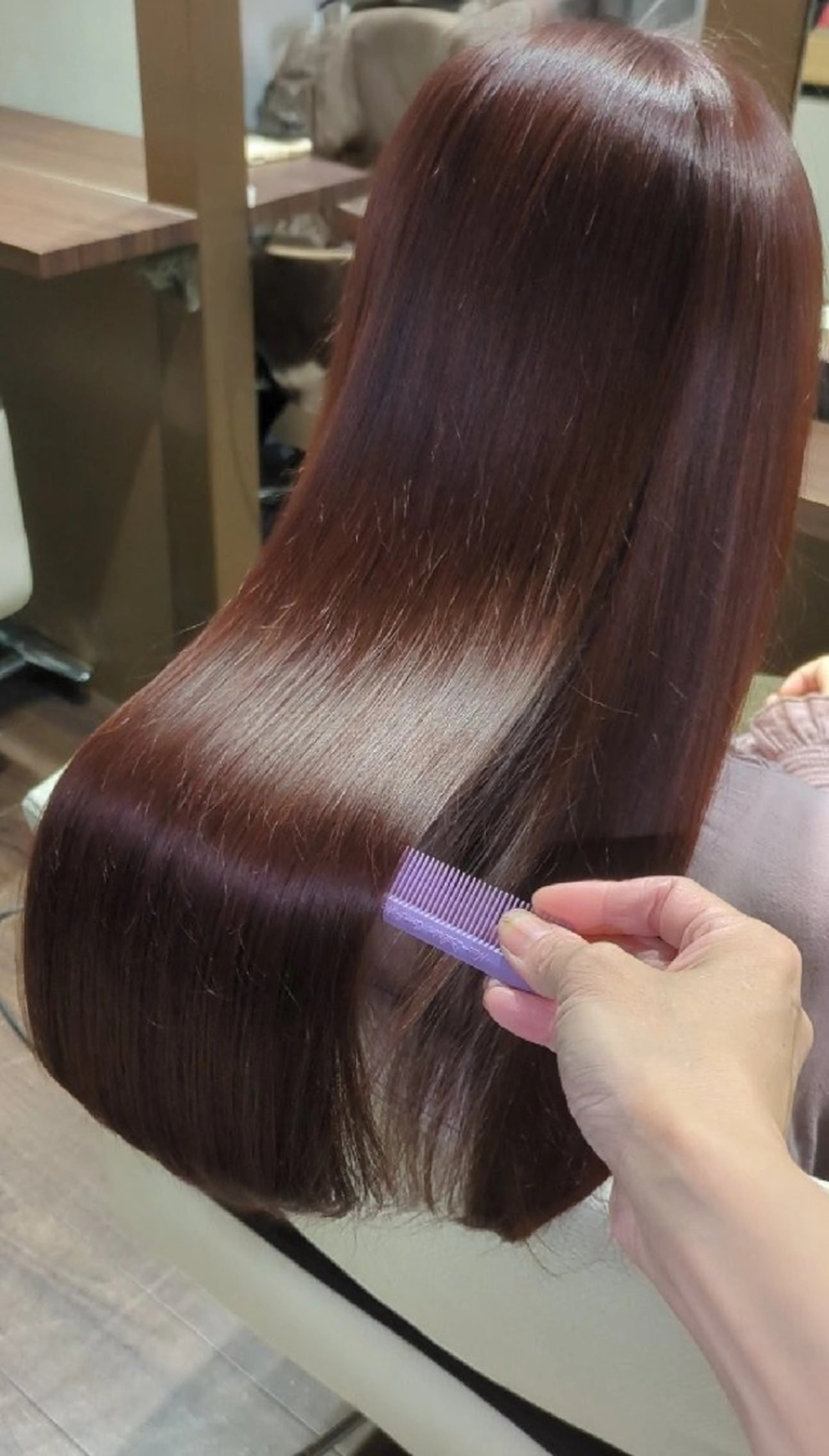 人気ナンバー1‼️🌈美髪髪質改善🌈カット＋カラー＋髪質改善ULTOWAトリートメントの写真