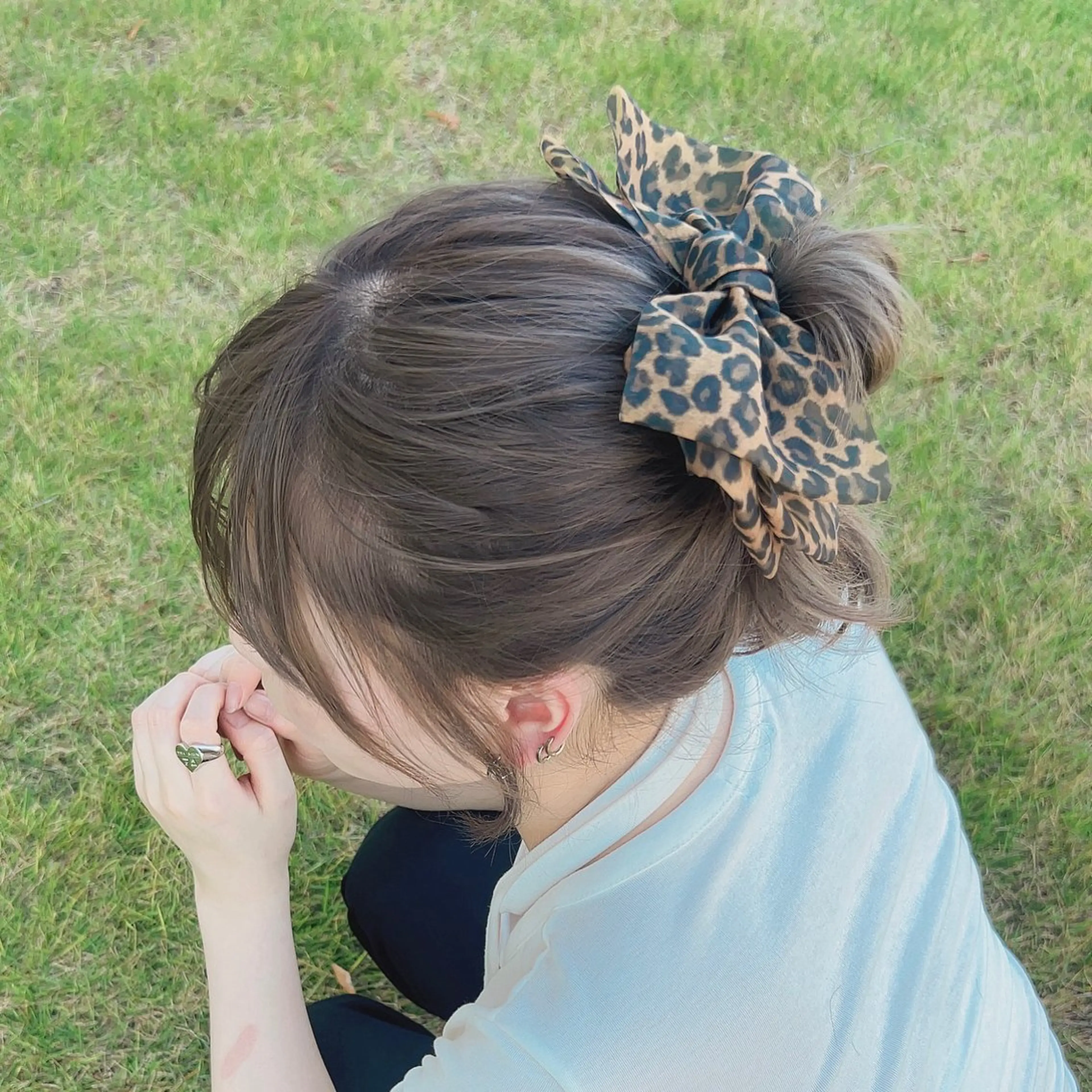 ミディアム カラー ヘアカラー Henrietta  自由が丘所属・ベージュ/ブリーチ無 し/透明感/石井佑季のヘアスタイル