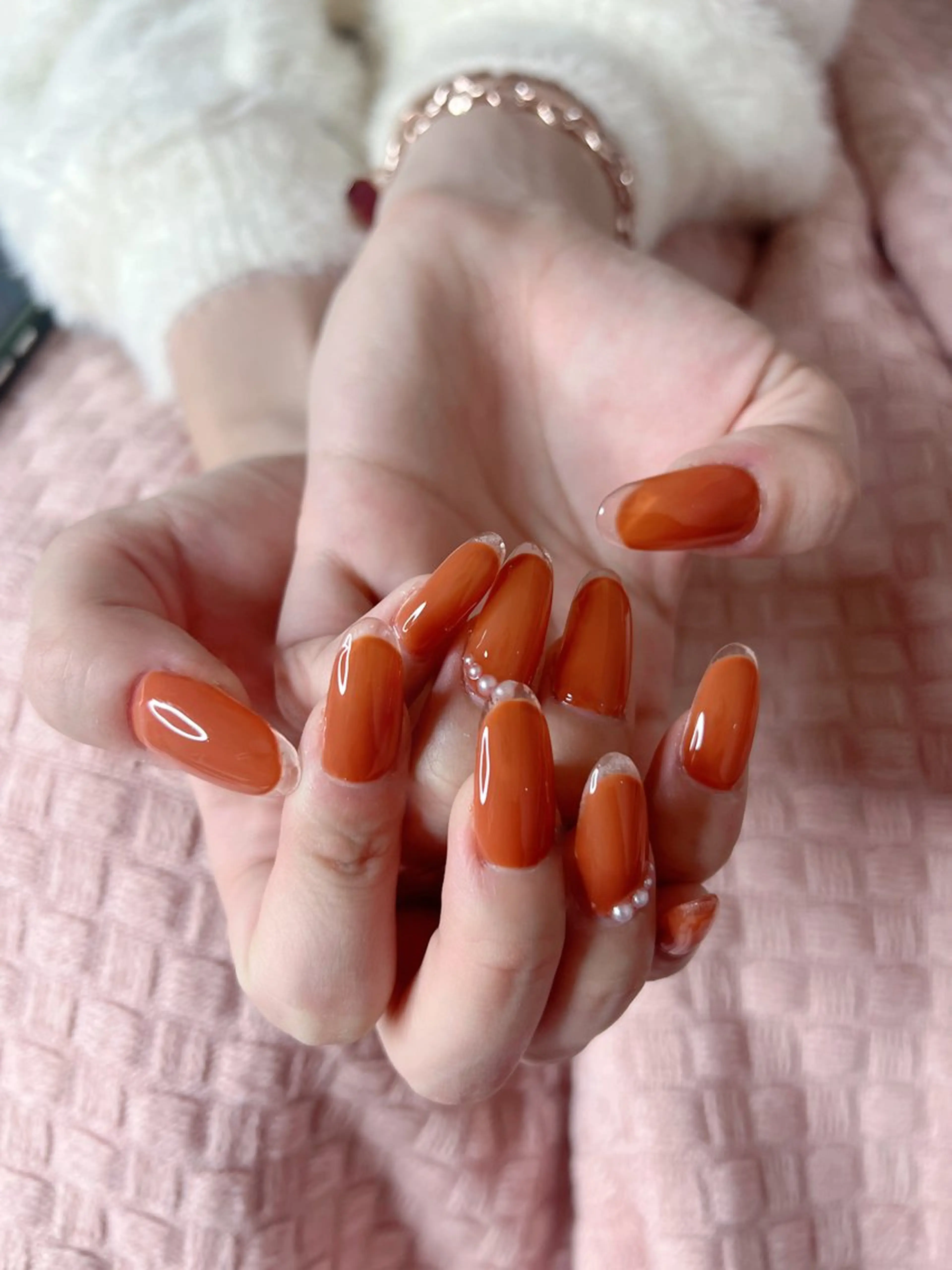 ネイル クリアネイル フレンチネイル ワンカラーネイル Bél Nail salonのネイルデザイン