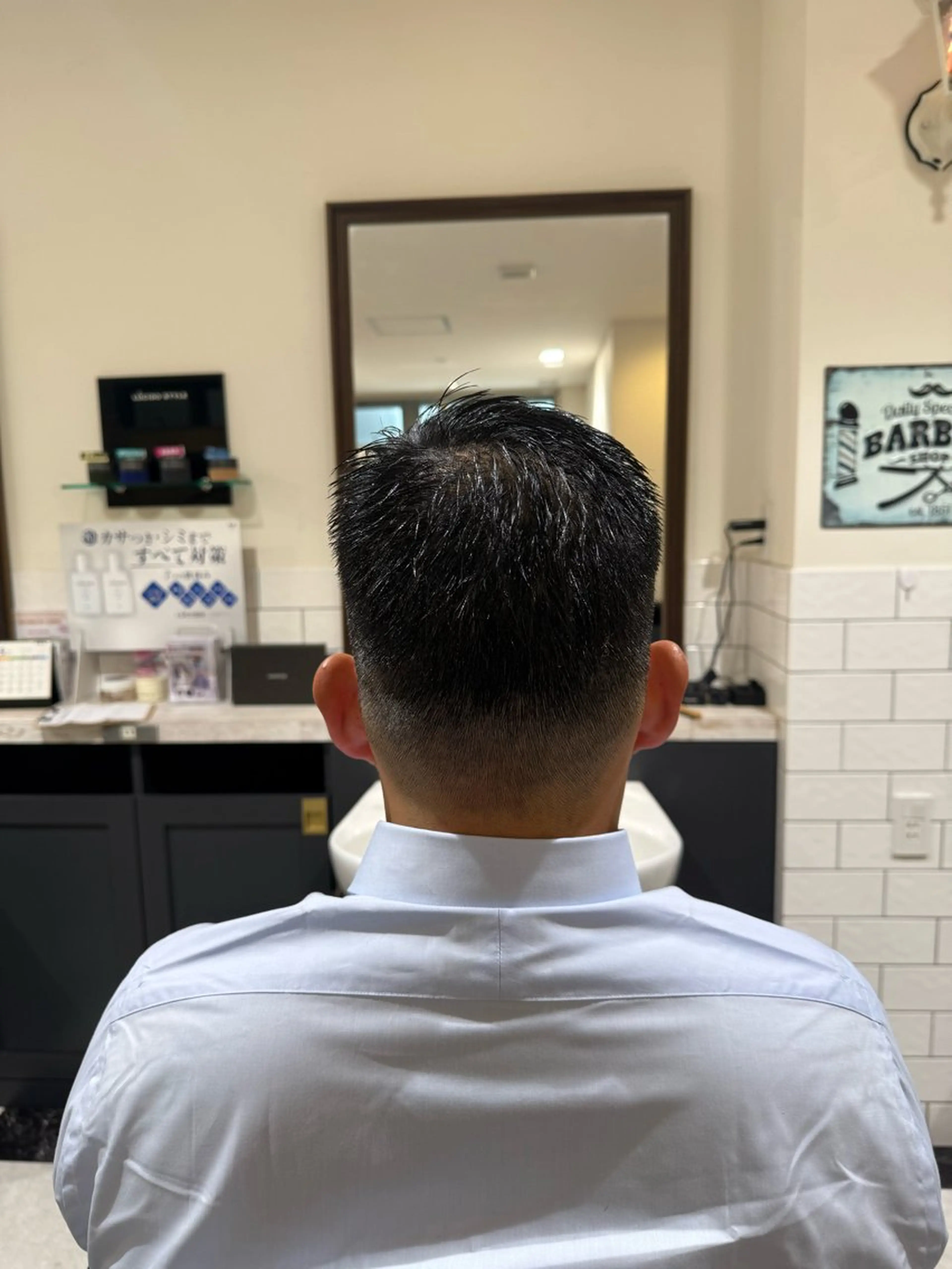 ショート メンズ カット 似合わせカットパーマ 長峯丈士のヘアスタイル