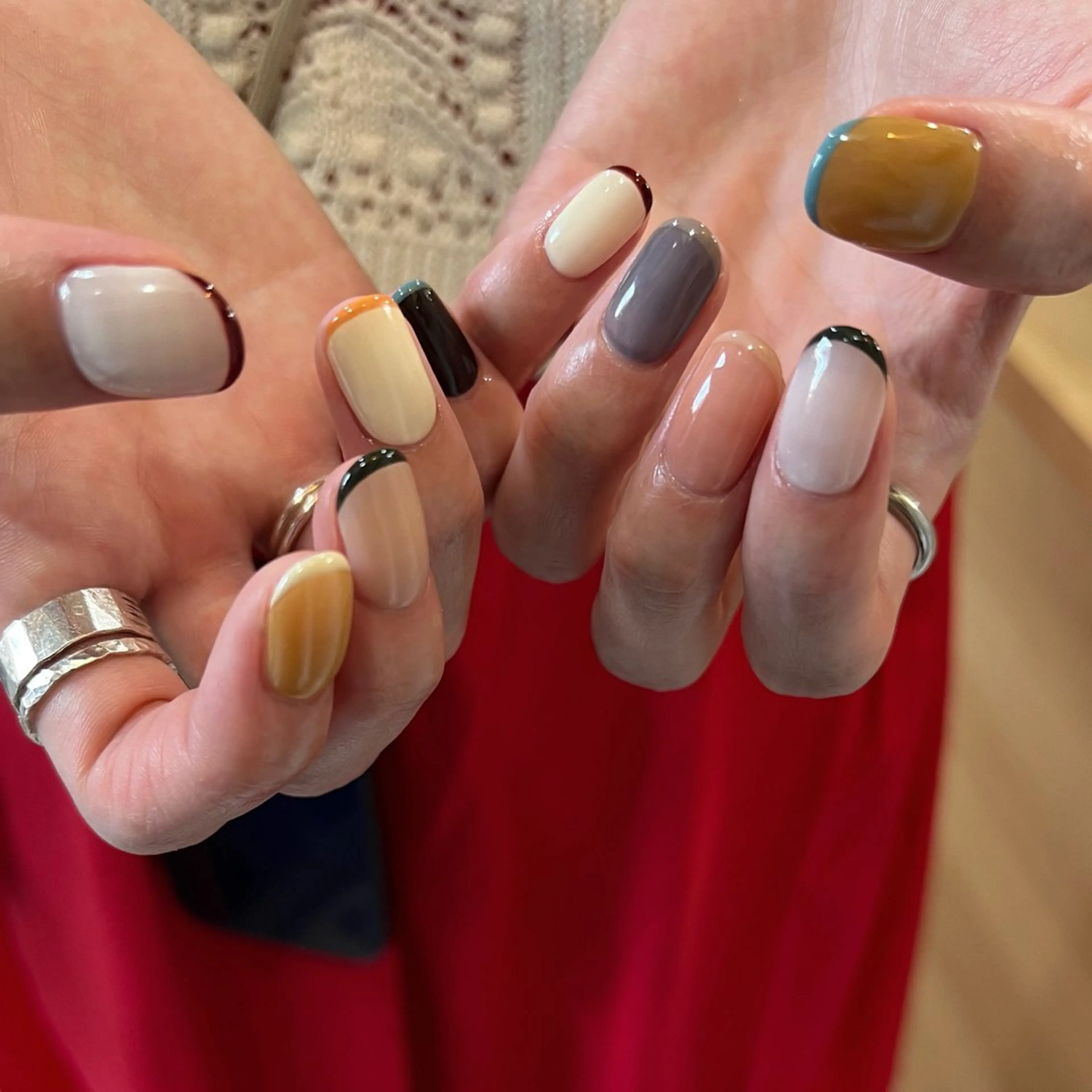 ネイル フレンチネイル 酒井 サカイのネイルデザイン