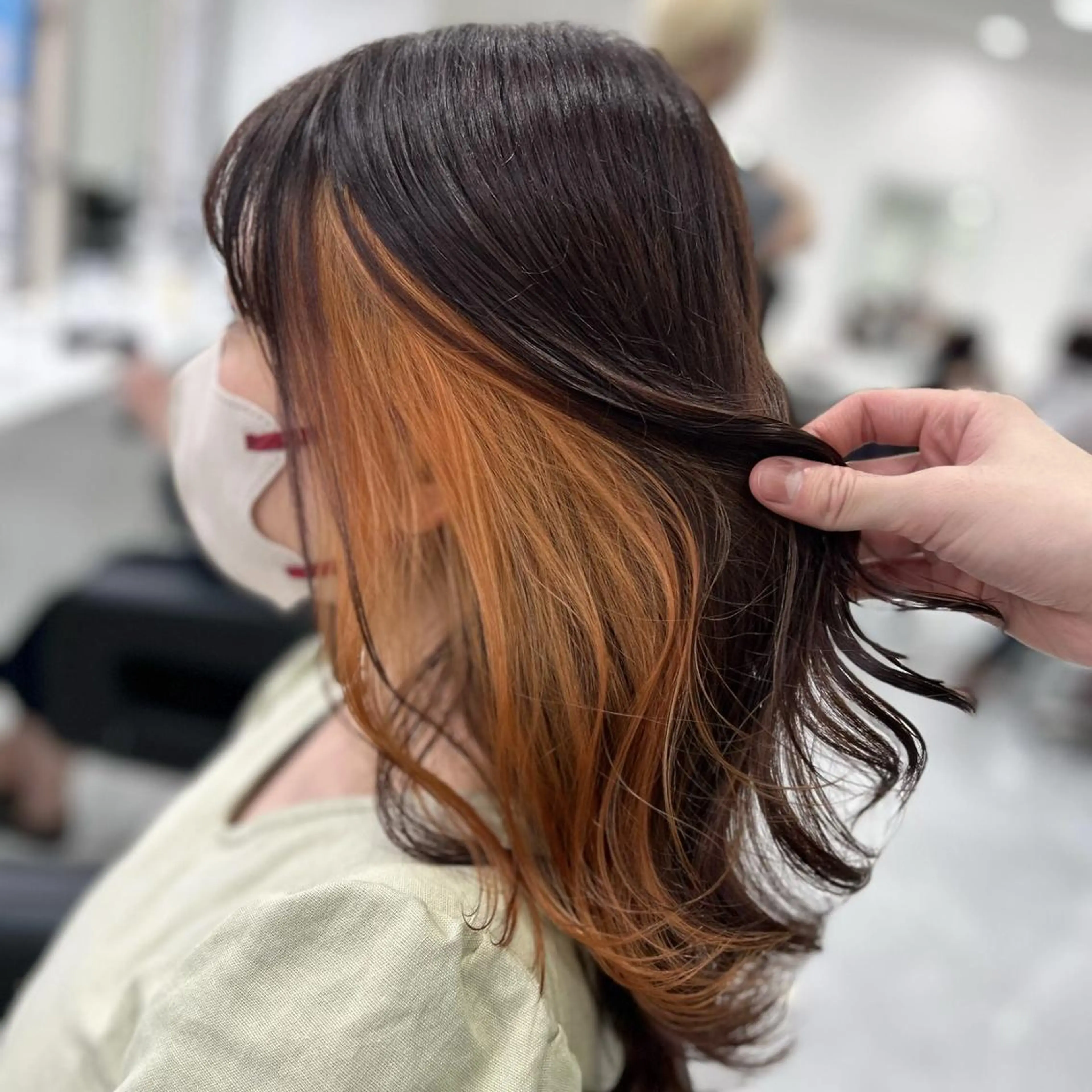 カラー ヘアカラー ハイトーンブロンド 横浜💞ミオのヘアスタイル