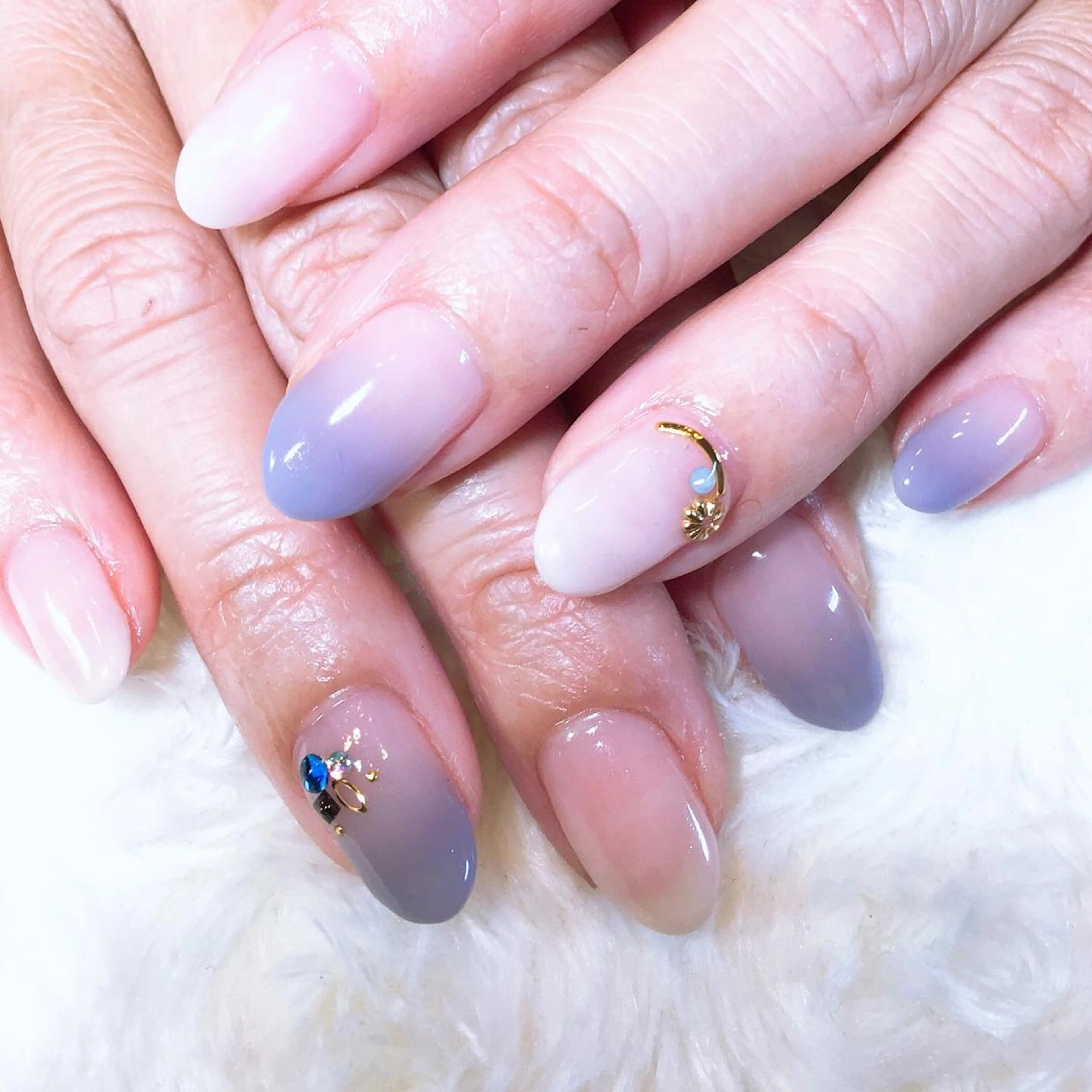 ネイル ストーンネイル ハンドネイル MISAKO nailのネイルデザイン