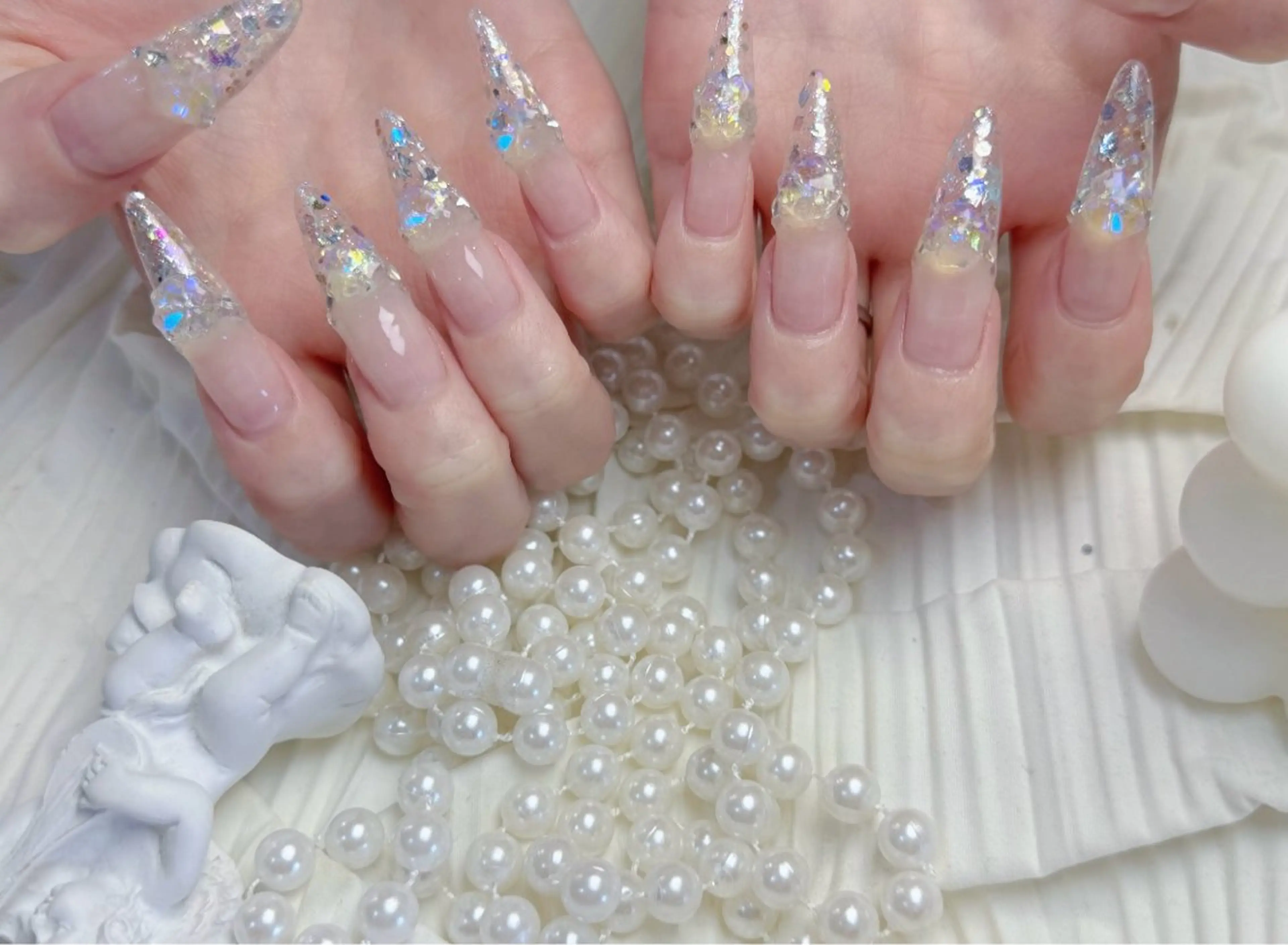 ネイル アートネイル フットネイル ジェルネイル ハート マグネットネイル My nail所属・babarla Nailのネイルデザイン