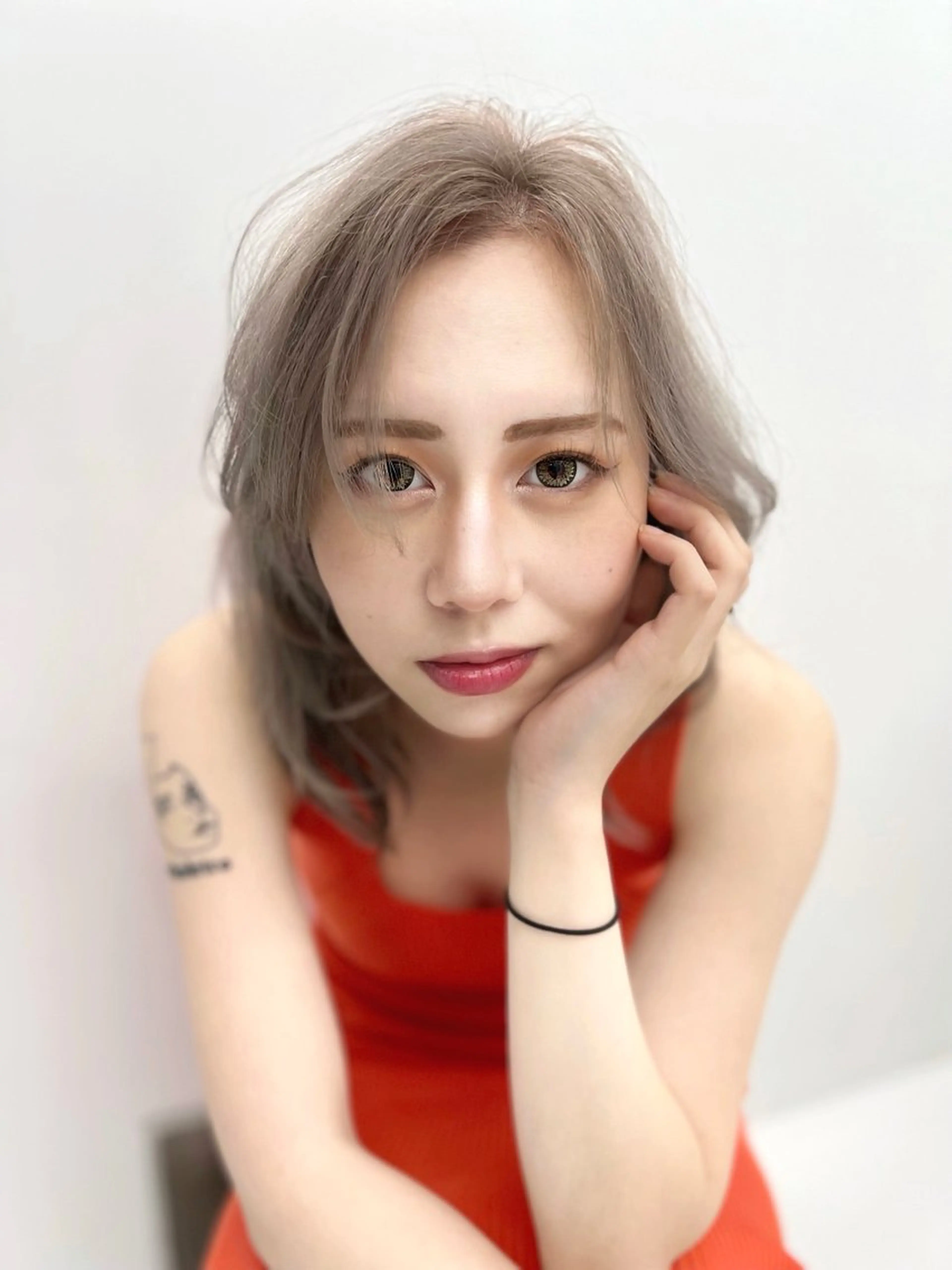ミディアム カラー RIRŪA所属・プルシールエクステ ちゃきのヘアスタイル