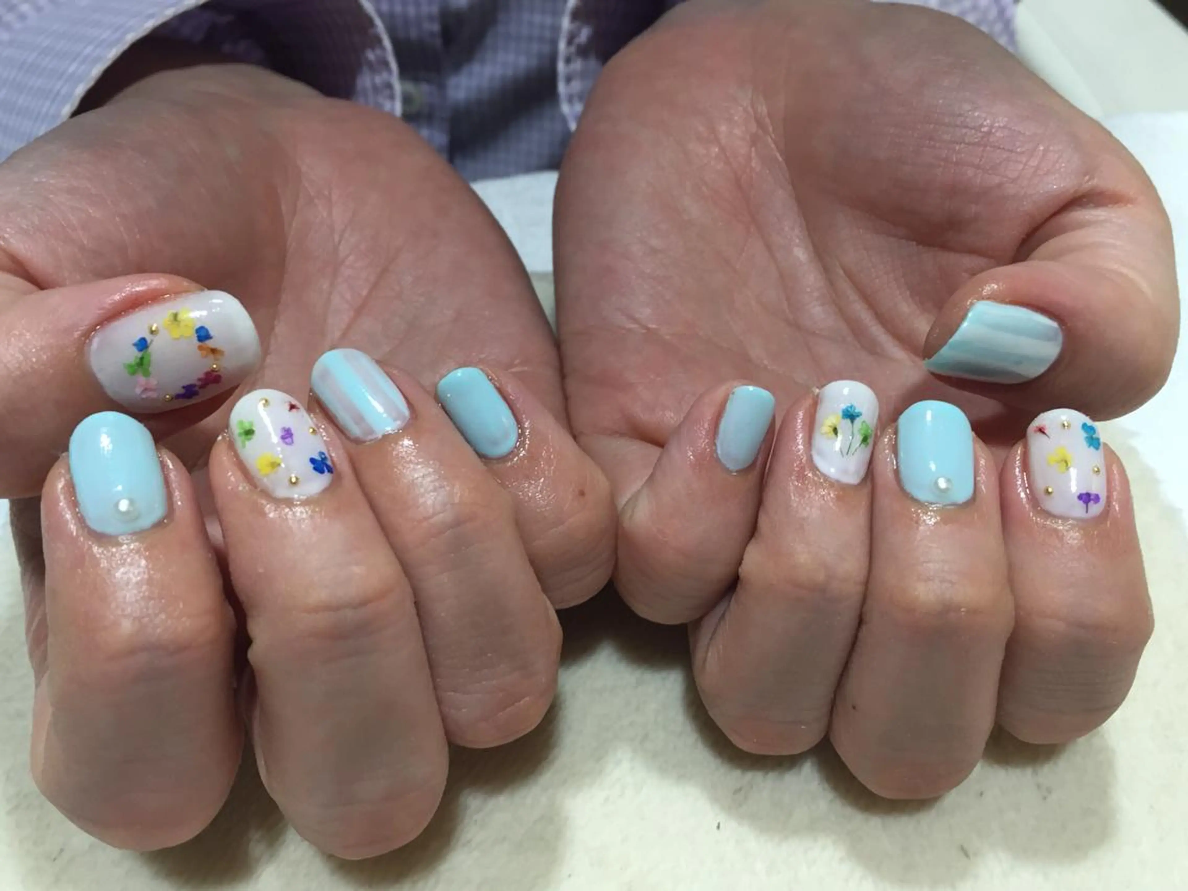 ネイル nail & eyelash Sympa 新横浜所属・𝓢𝔂𝓶𝓹𝓪 𝓜iwako🐰ᩚのネイルデザイン