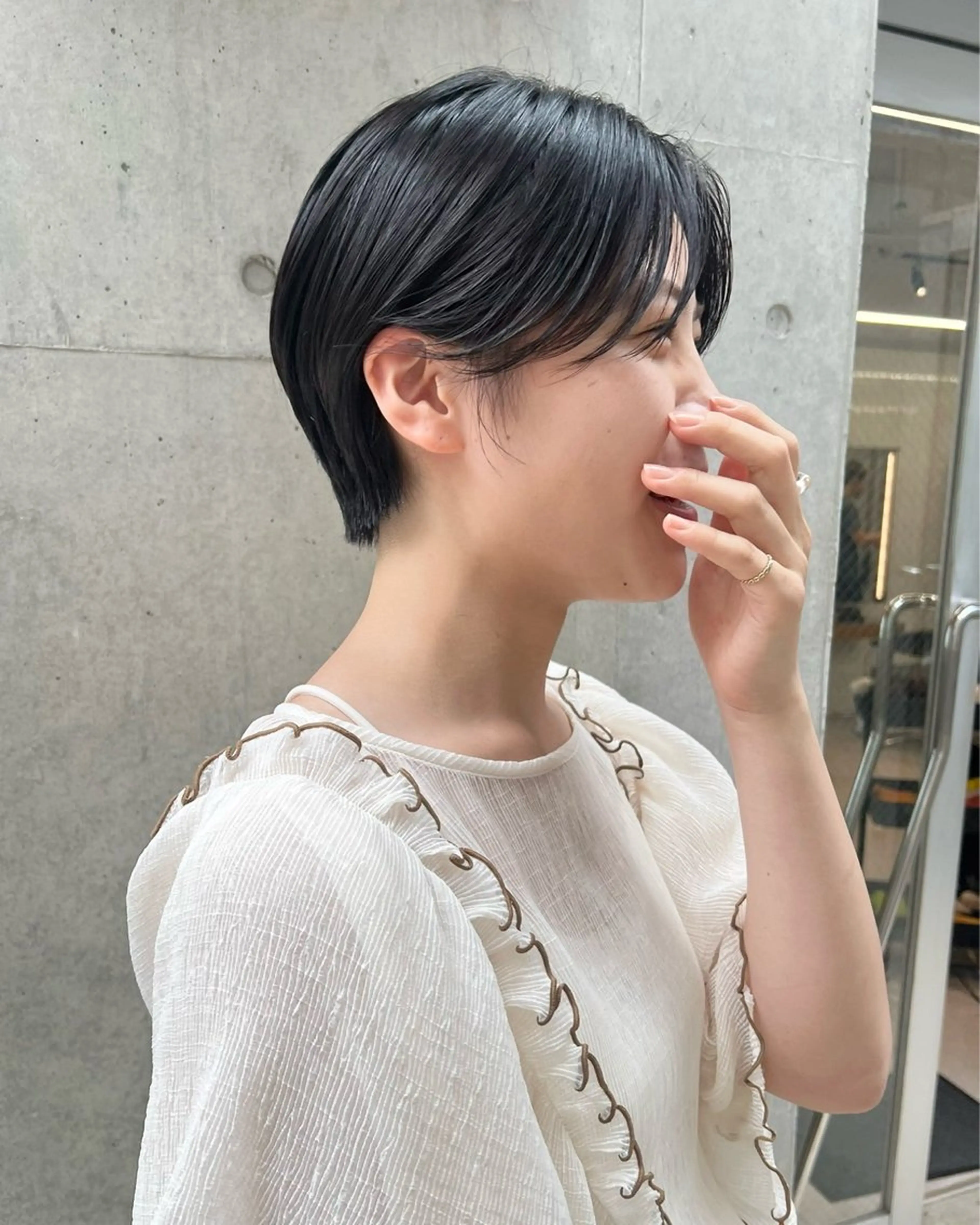 ショート nico TOKYO 渋谷所属・似合わせショート/ ハイトーン/aoiのヘアスタイル