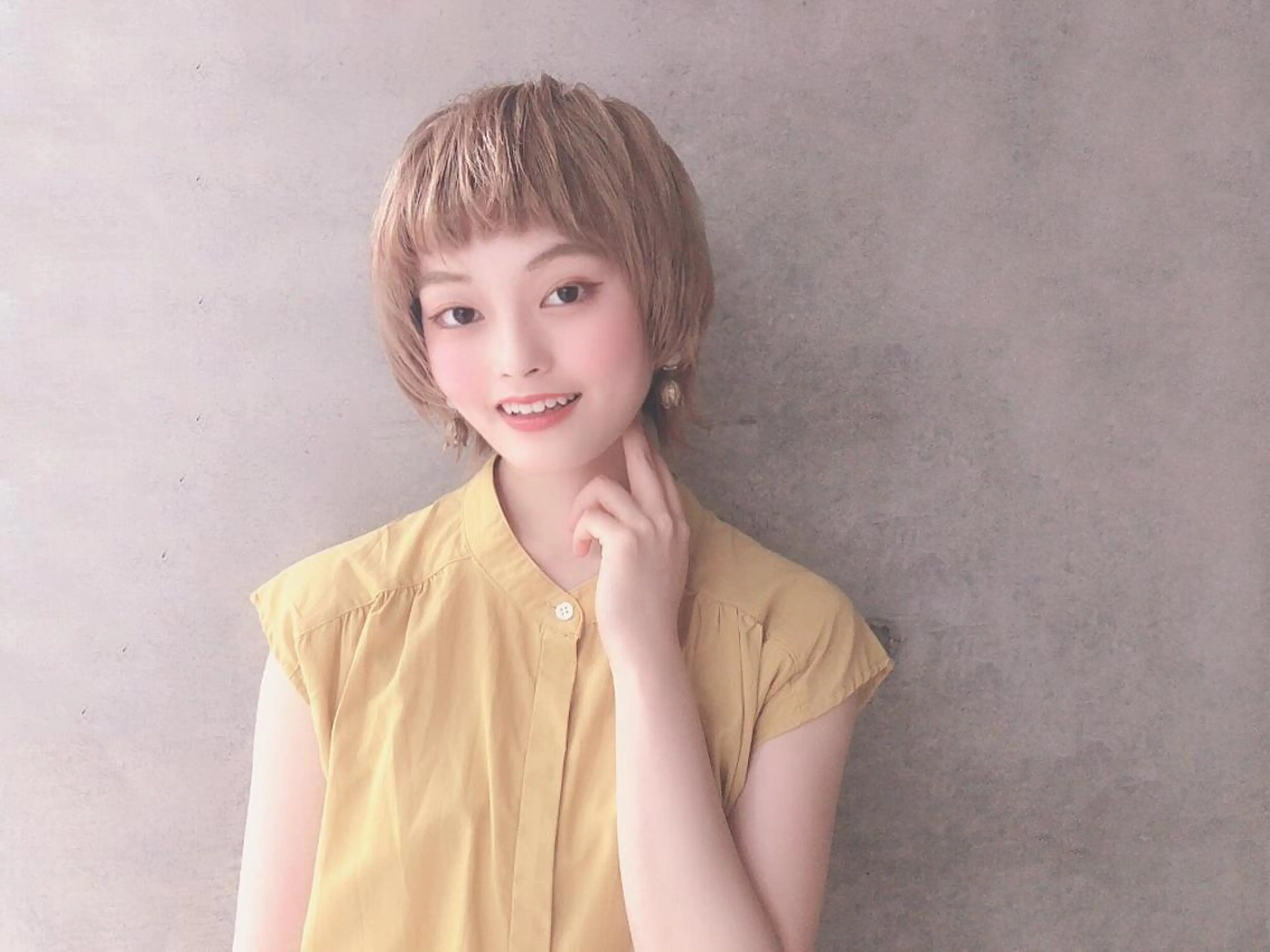 ショート カラー パーマ ヘアアレンジ ネイル マツエク・マツパ salowin所属・名古屋本山髪質改善 NANAのヘアスタイル