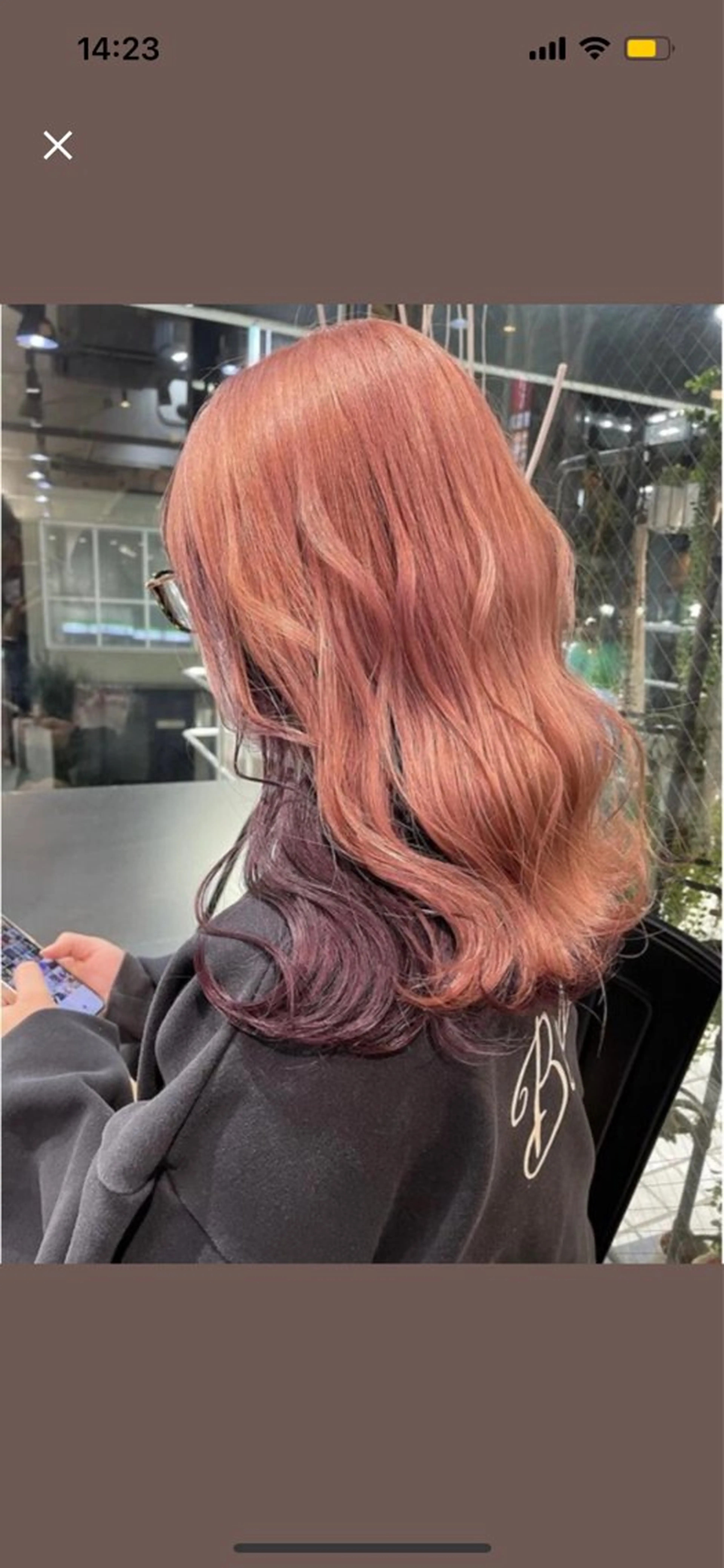 セミロング カラー 酸性ストレート 🤍🎀honokaのヘアスタイル