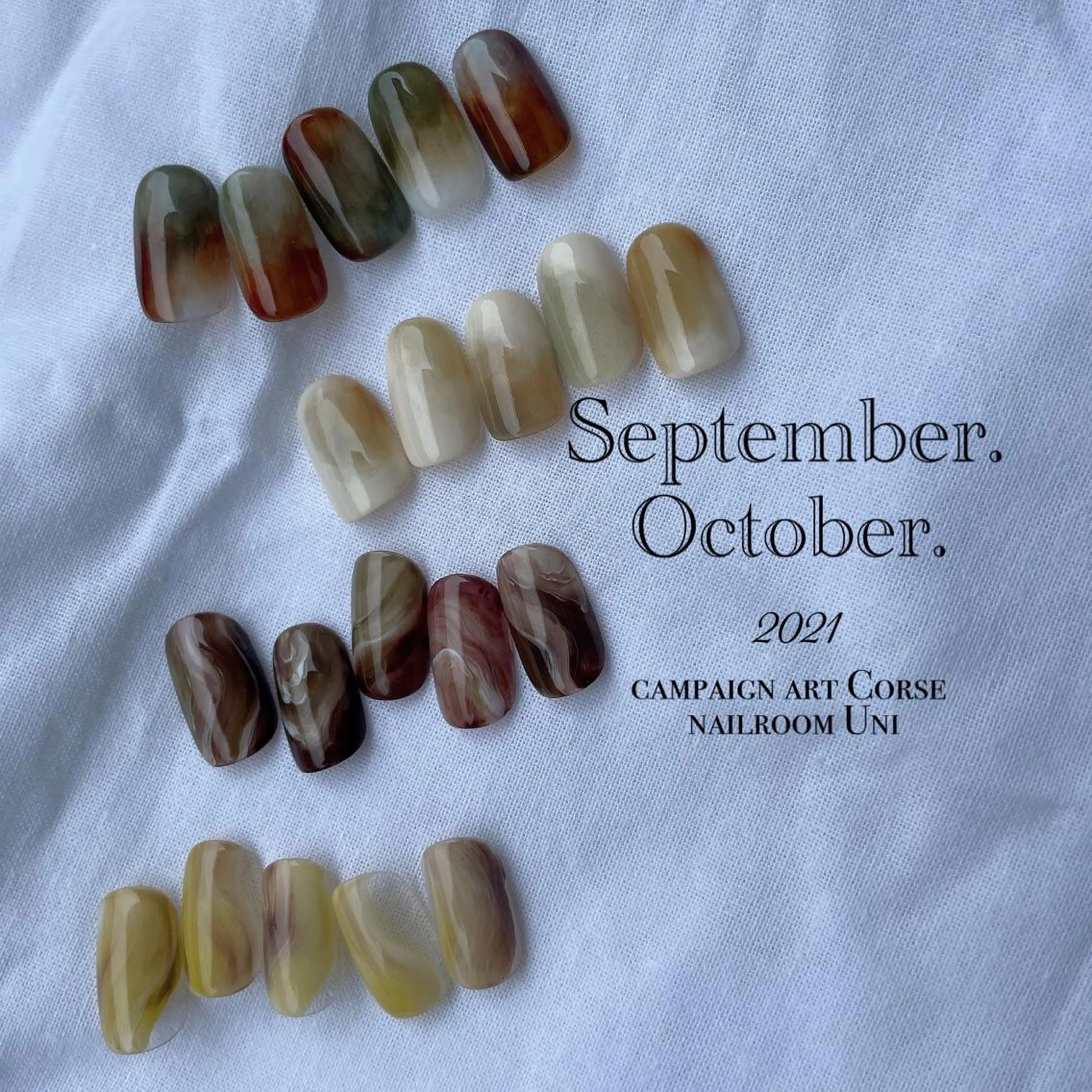 ネイル アートネイル ニュアンスネイル ハンドネイル lilbondir. chiharuのネイルデザイン