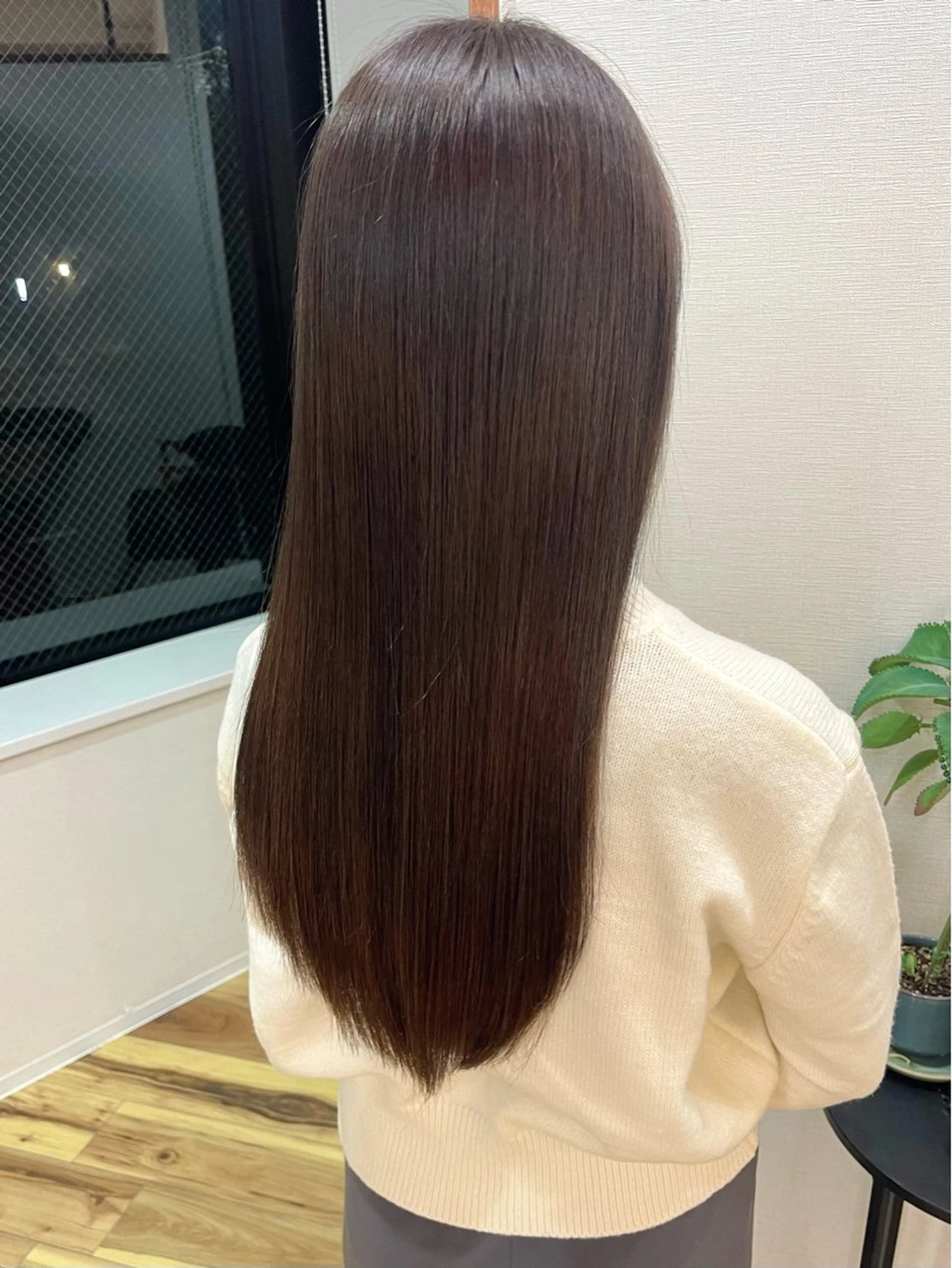 ミディアム カラー ベージュカラー ブリーチ ショコラベージュ ダブルカラー ブリーチなしカラー ヘアカラー トリートメント 髪質改善ｶﾗｰ ｹｱﾌﾞﾘｰﾁ/ﾀﾑのヘアスタイル