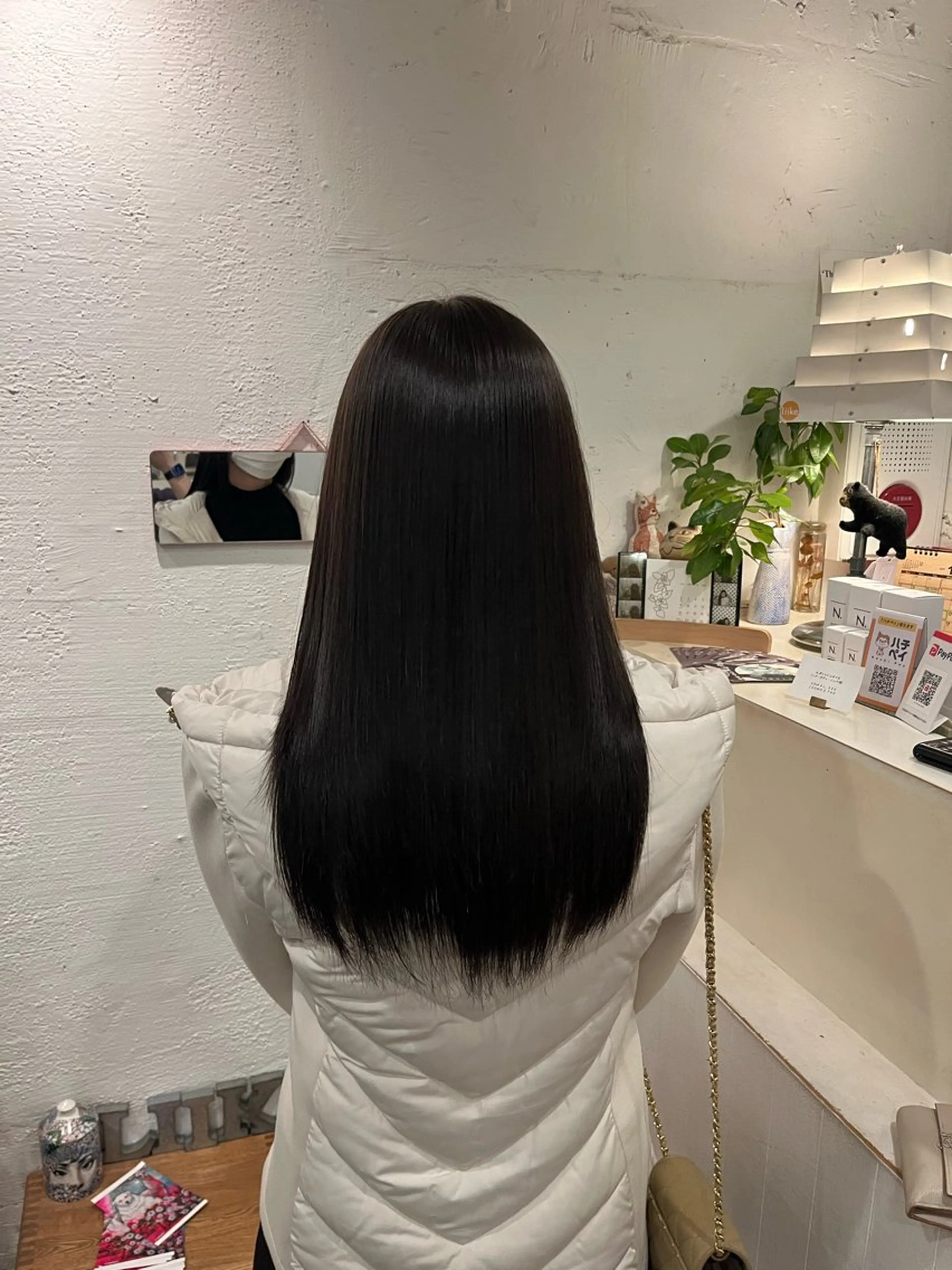 ロング カラー 栗林 惟のヘアスタイル