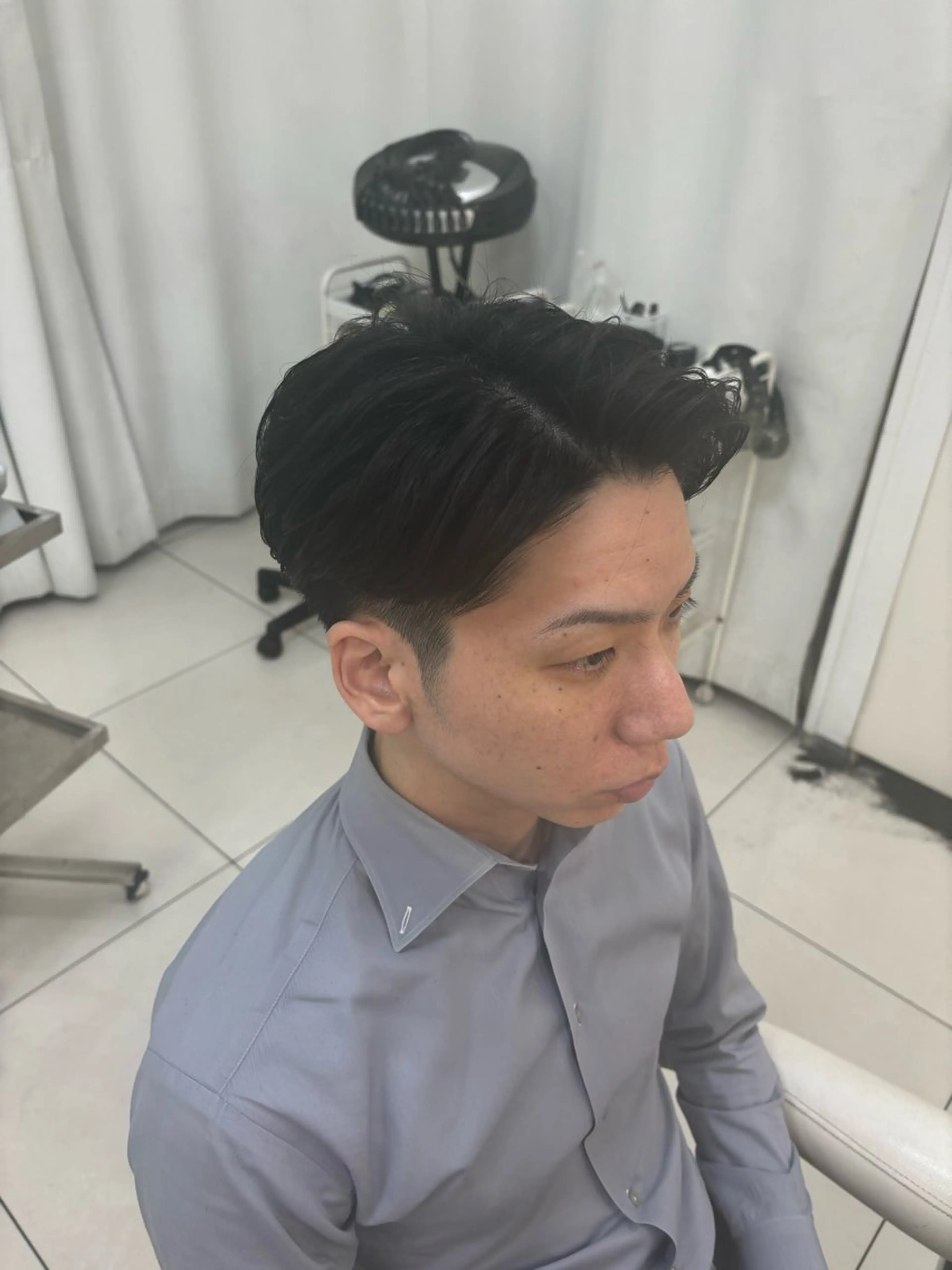 カラー パーマ メンズ カット パーマ 🫧Ash 小岩店 ハセベ🫧のヘアスタイル