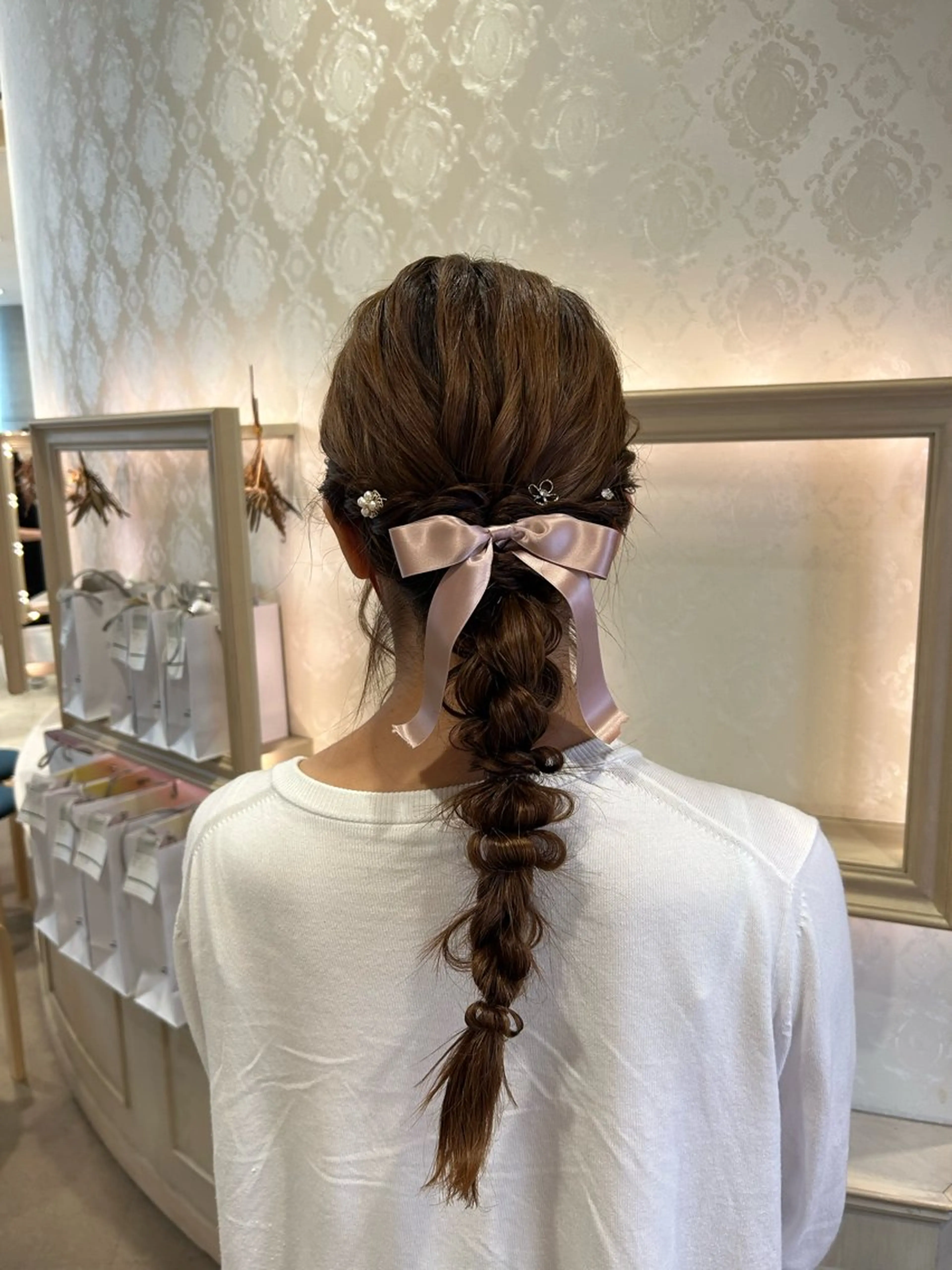 ヘアアレンジ ヘアセット 🦋Misaki🦋 メンズパーマ/着付けのヘアスタイル