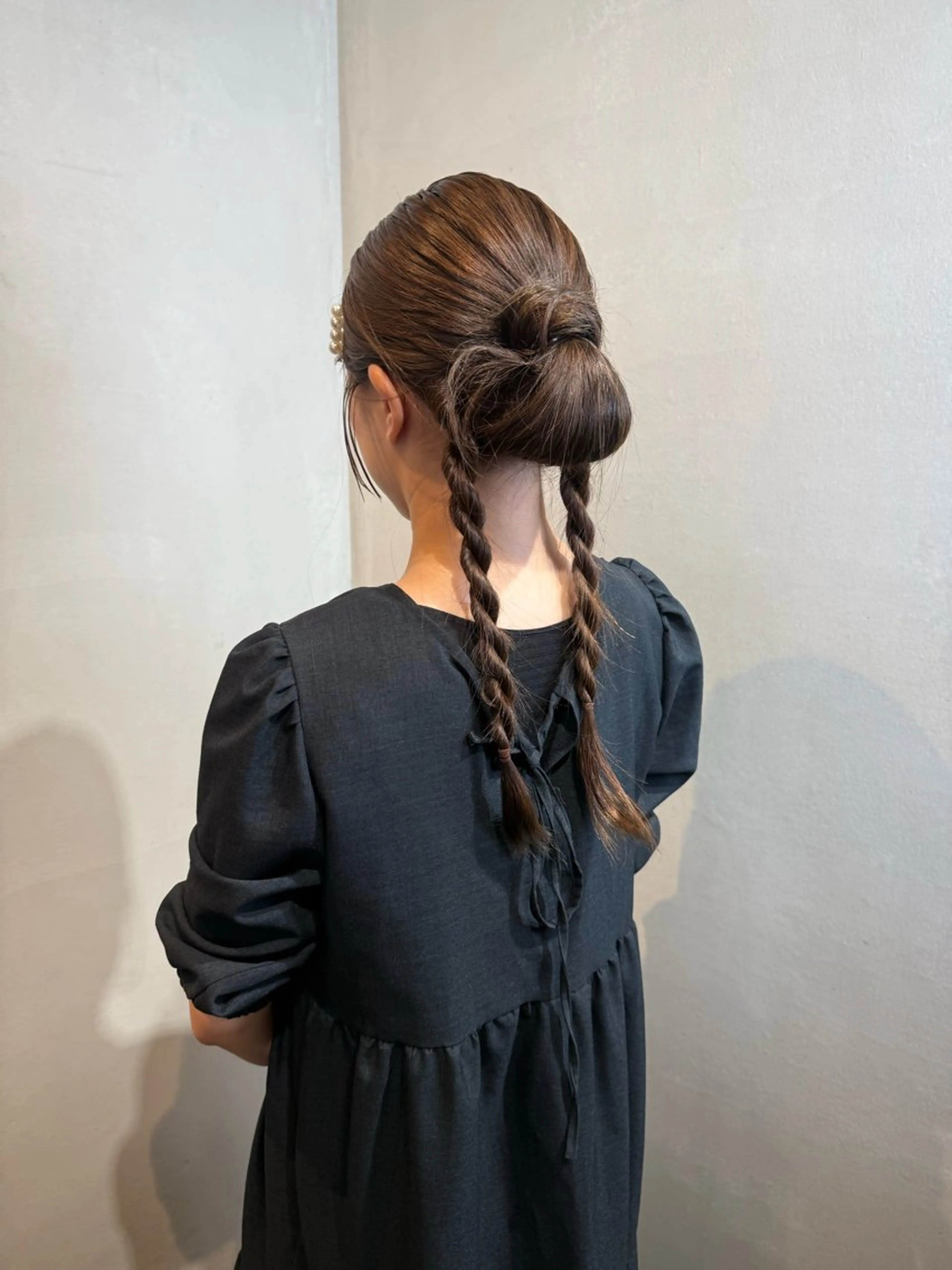 ロング ヘアアレンジ ERI/酸性スト レート/ヘアセットのヘアスタイル