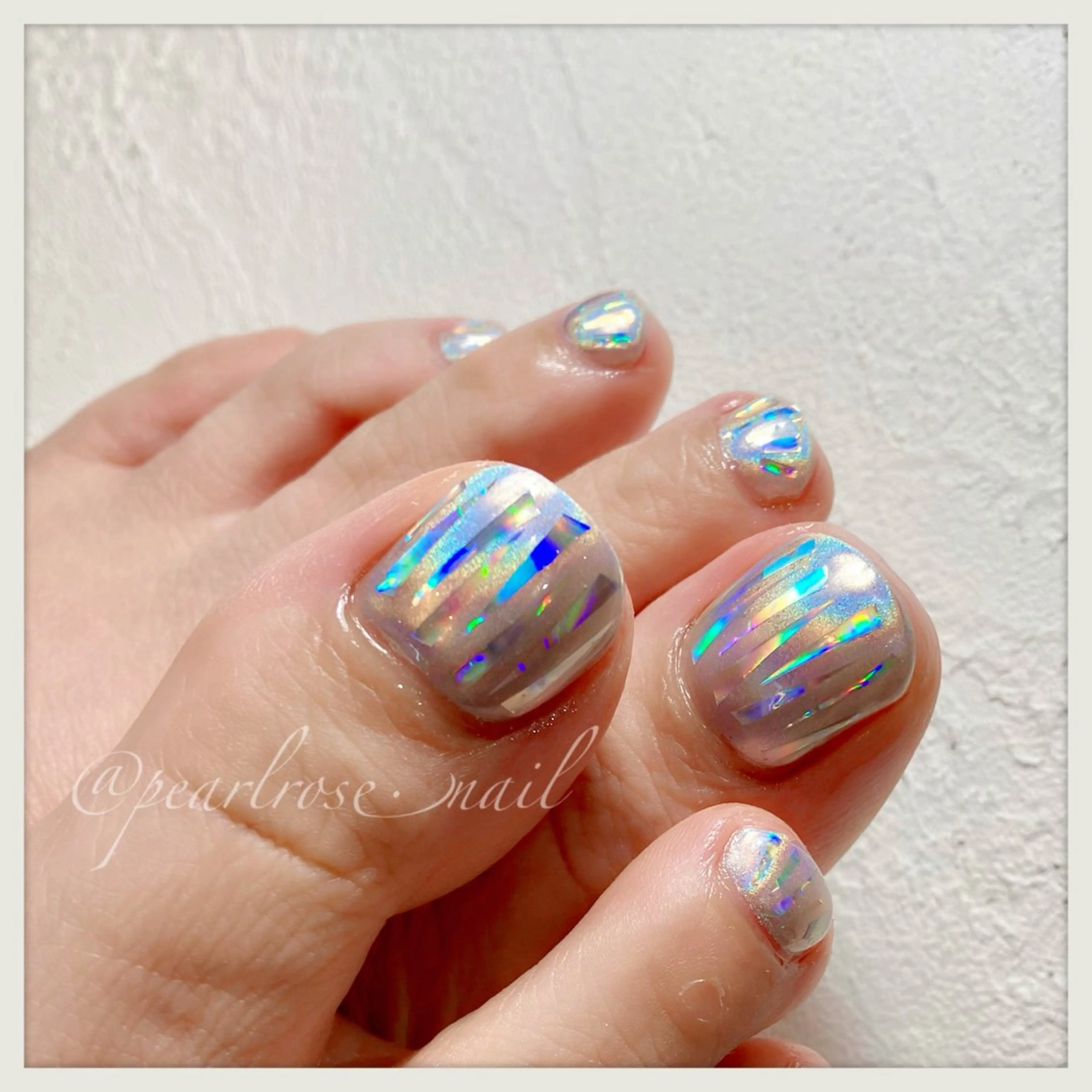 ネイル ミラーネイル フットネイル Beauty salon Ryu・ange所属・RyuAnge リュアンジュのその他イメージ