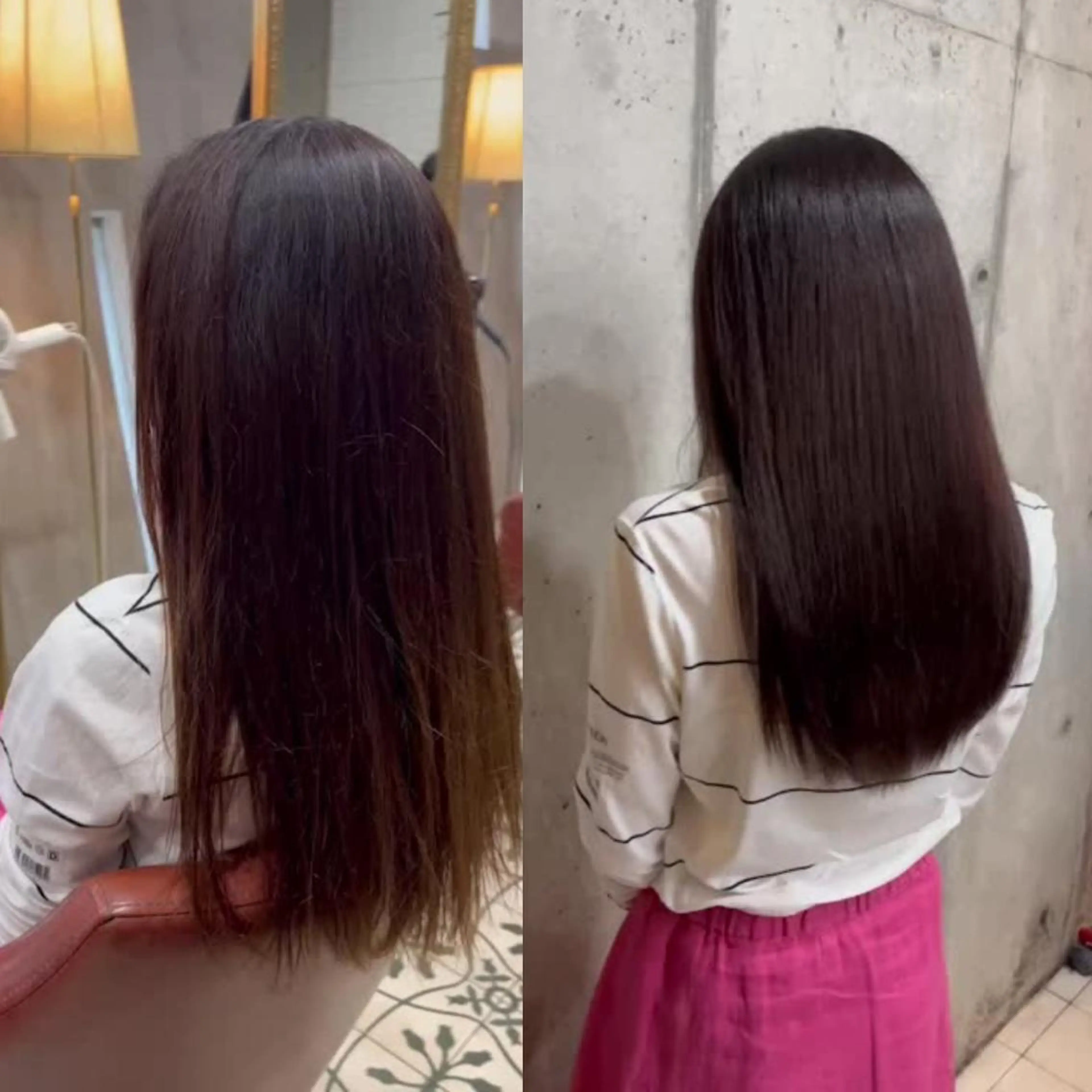 ロング ヘアカラー トリートメント ✨髪質改善✨ 縮毛矯正/佐藤恵太のヘアスタイル