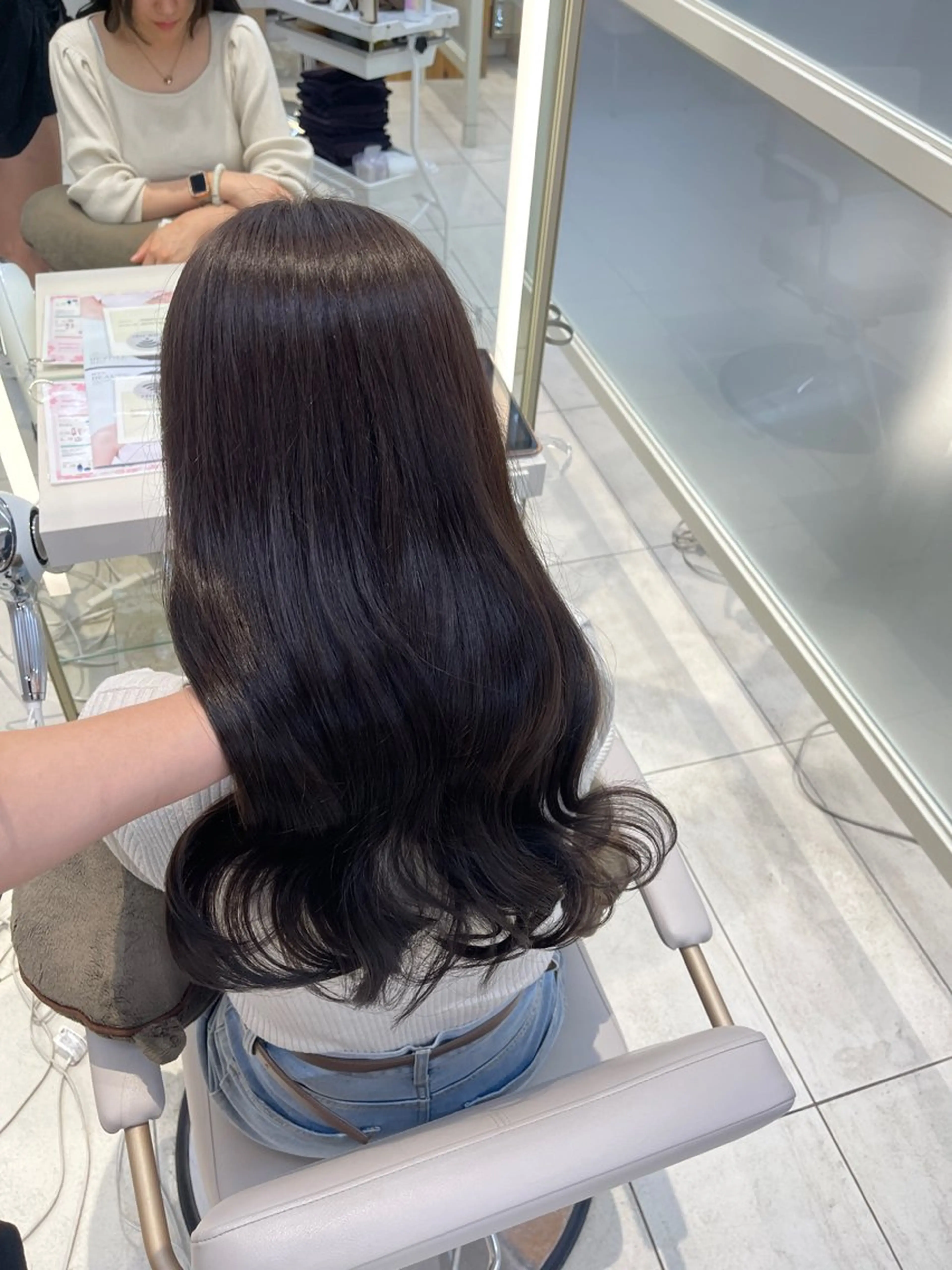 ロング カラー Hina🩵ツヤ髪 透明感カラー🩵のヘアスタイル