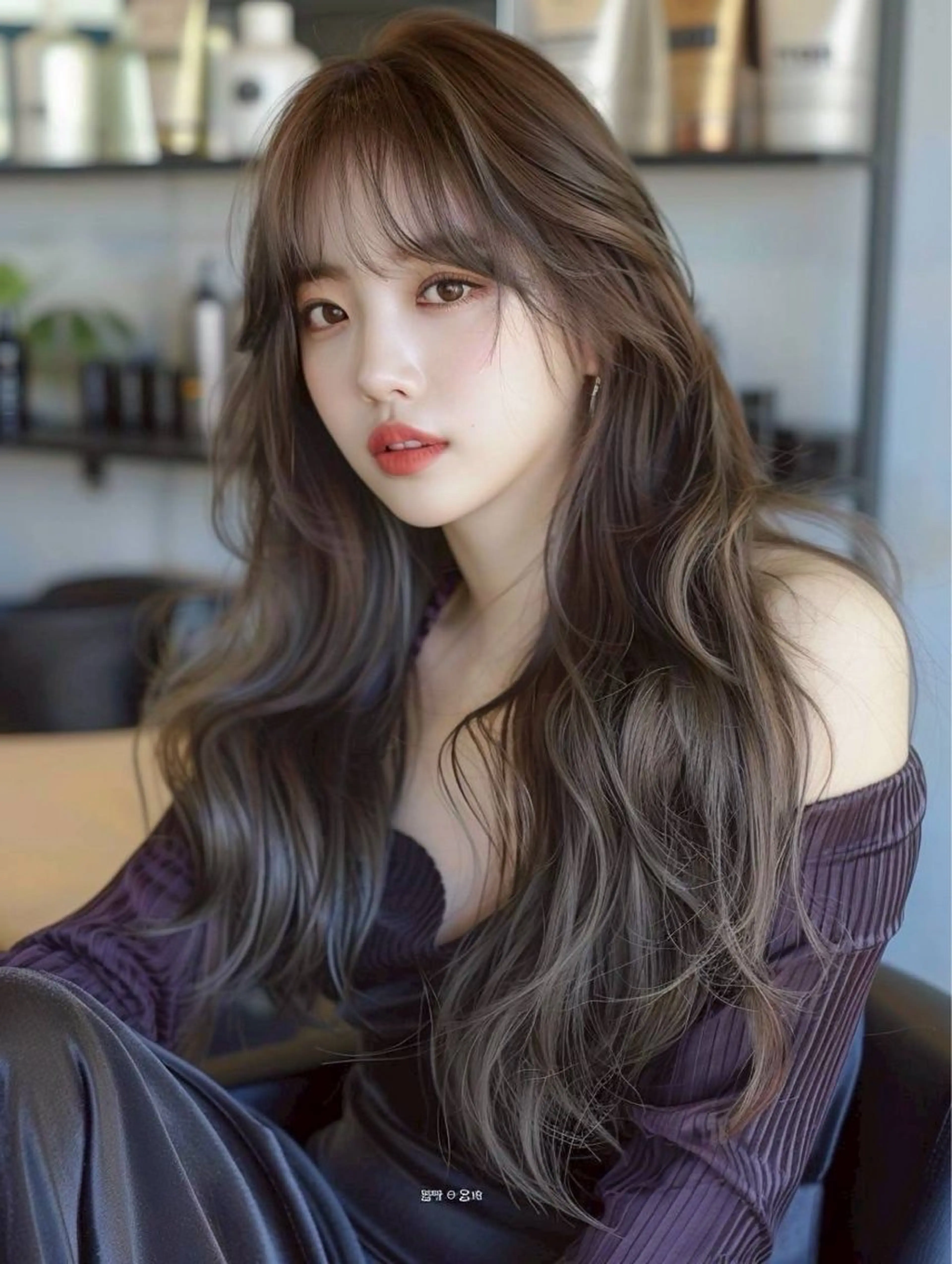 ロング ダブルカラー/艶カラ ー✨北野天夕のヘアスタイル