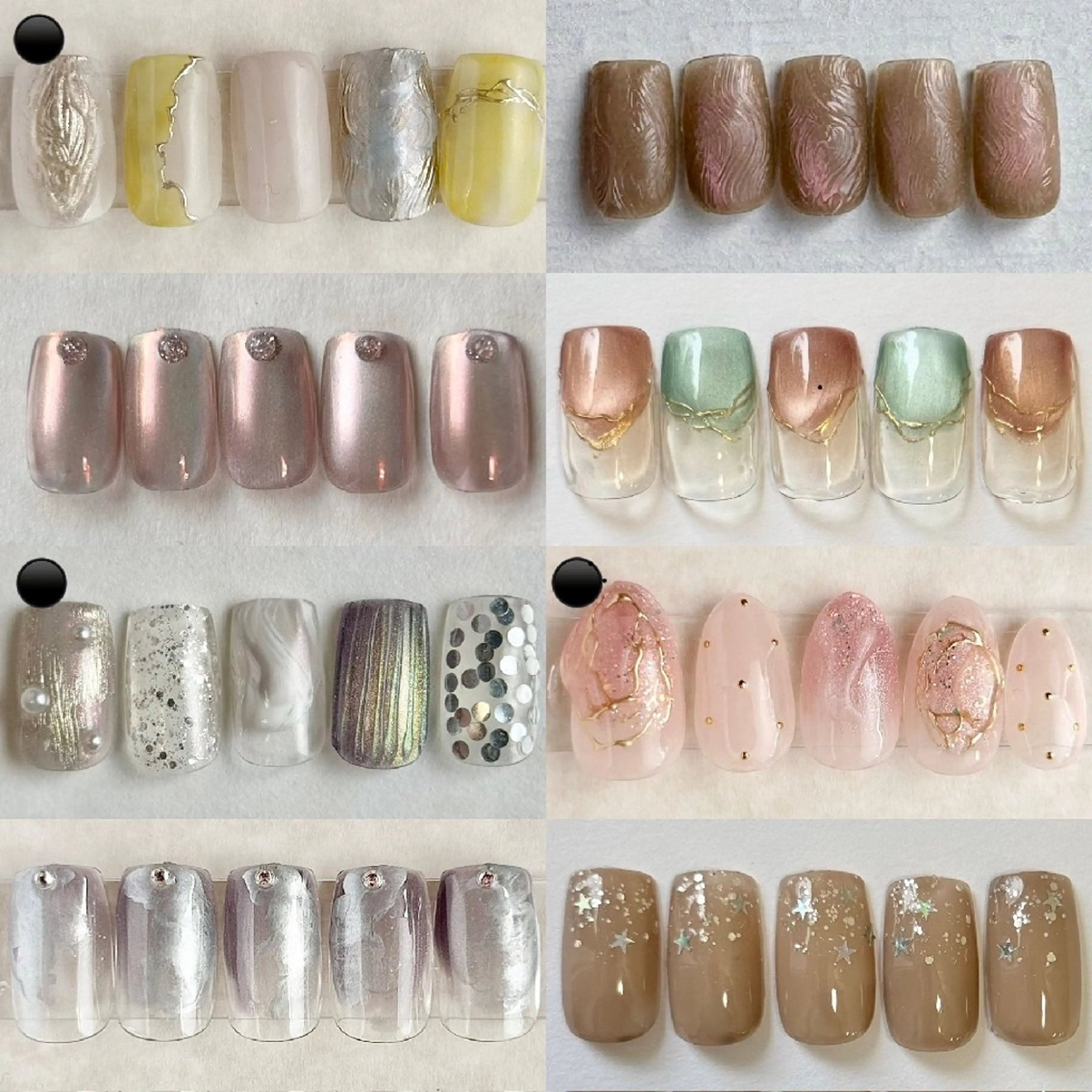 ネイル アートネイル ブルー ボルドー ジェルネイル グリーン ハンドネイル muum　新宿2分 新宿三丁目1分のネイルデザイン