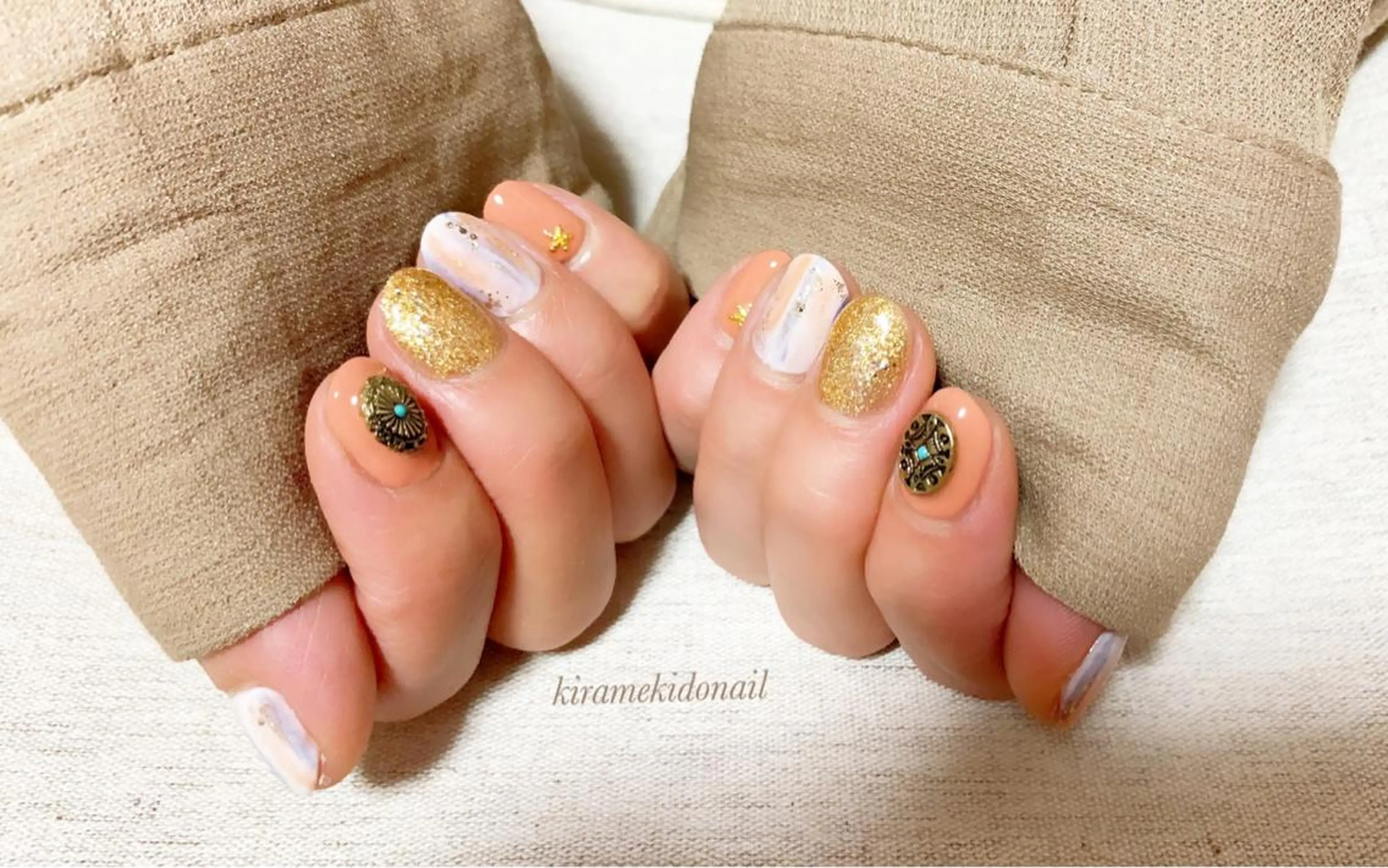 ネイル ハンドネイル kiramekido nail salon所属・林 禅のネイルデザイン
