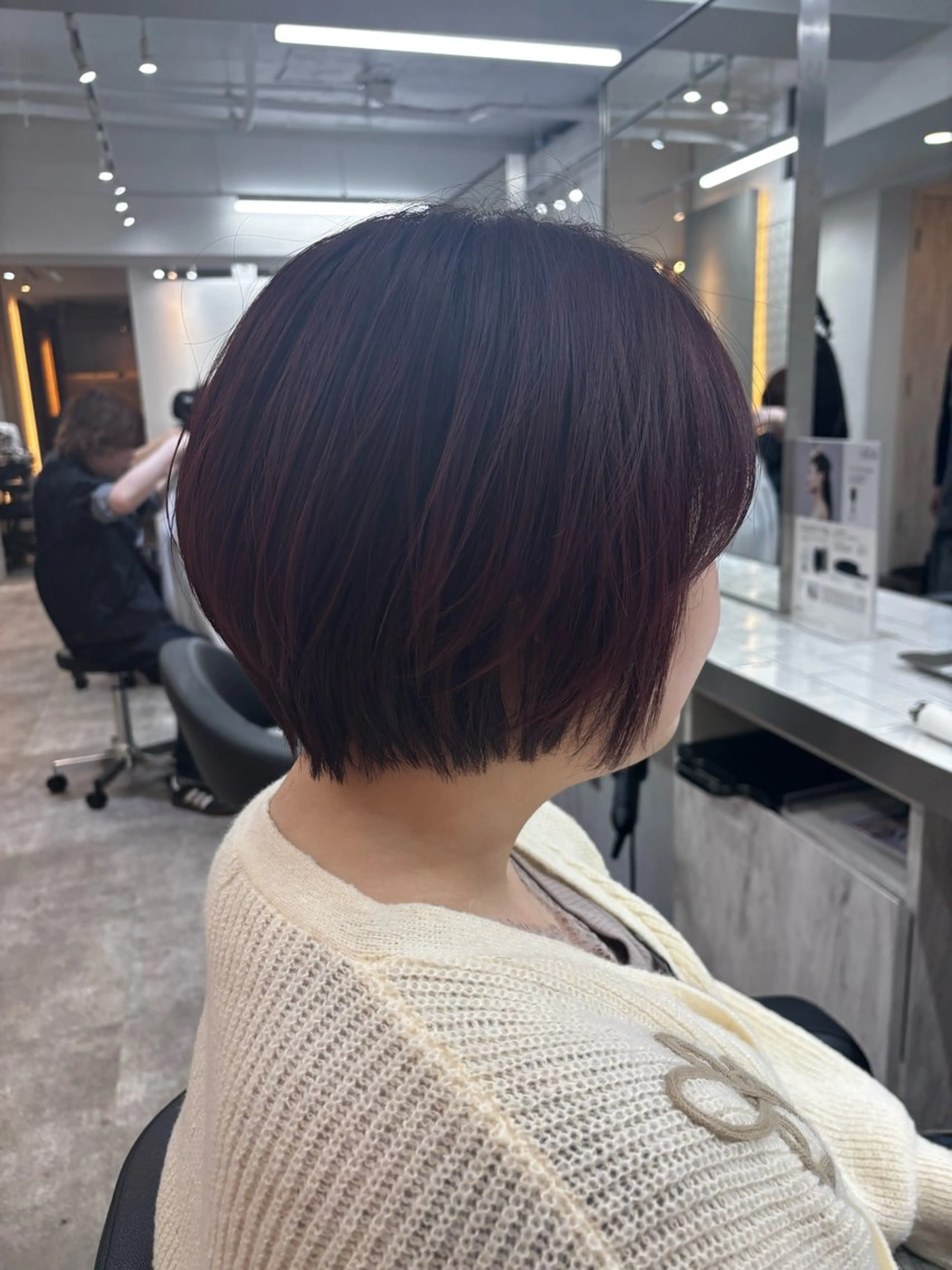 ショート カット ヘアカラー トリートメント Ｖｉｏｔ  銀座 樋口 桃佳のヘアスタイル