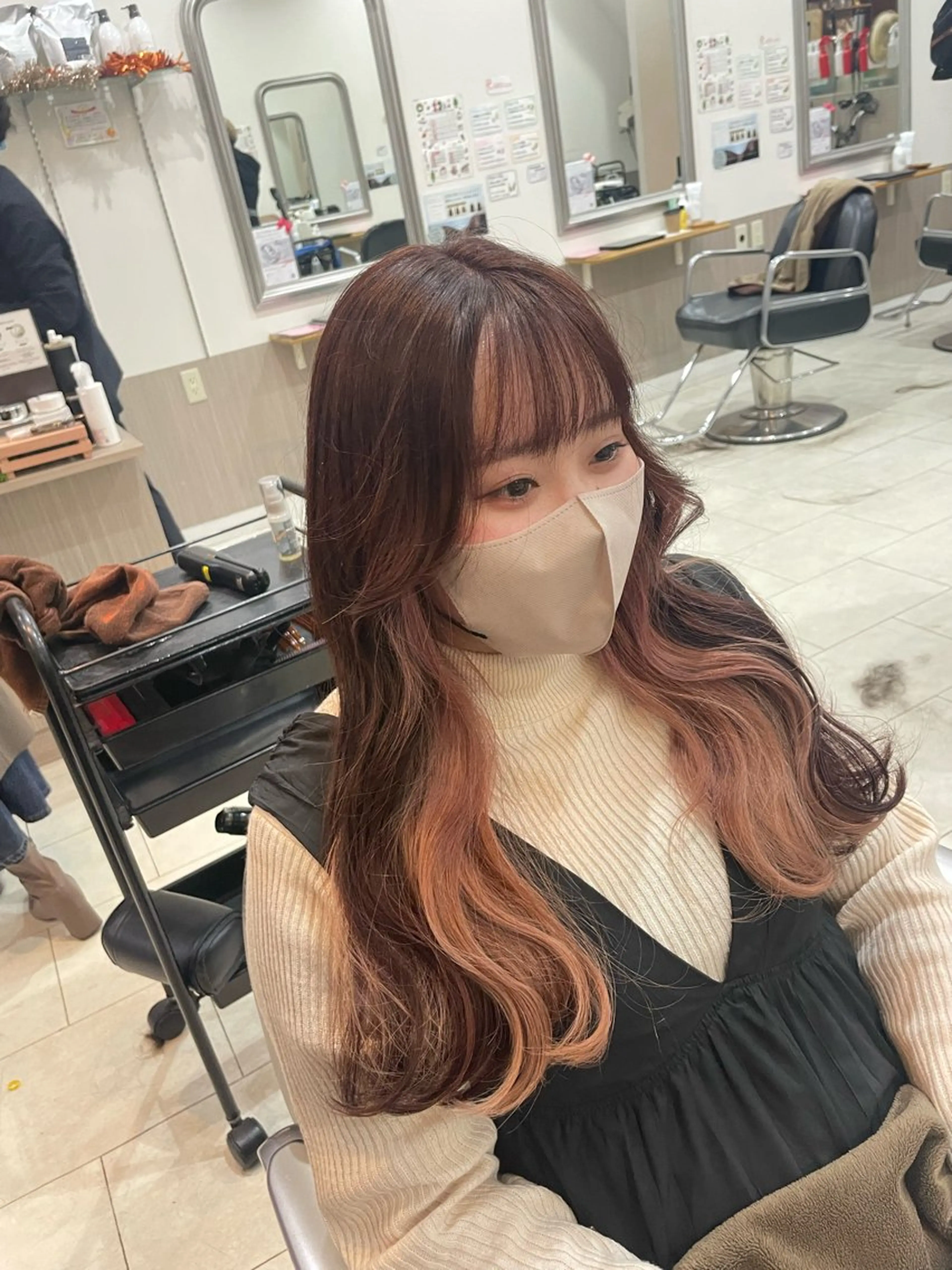 ロング 亀川蓮 Agu hairのヘアスタイル