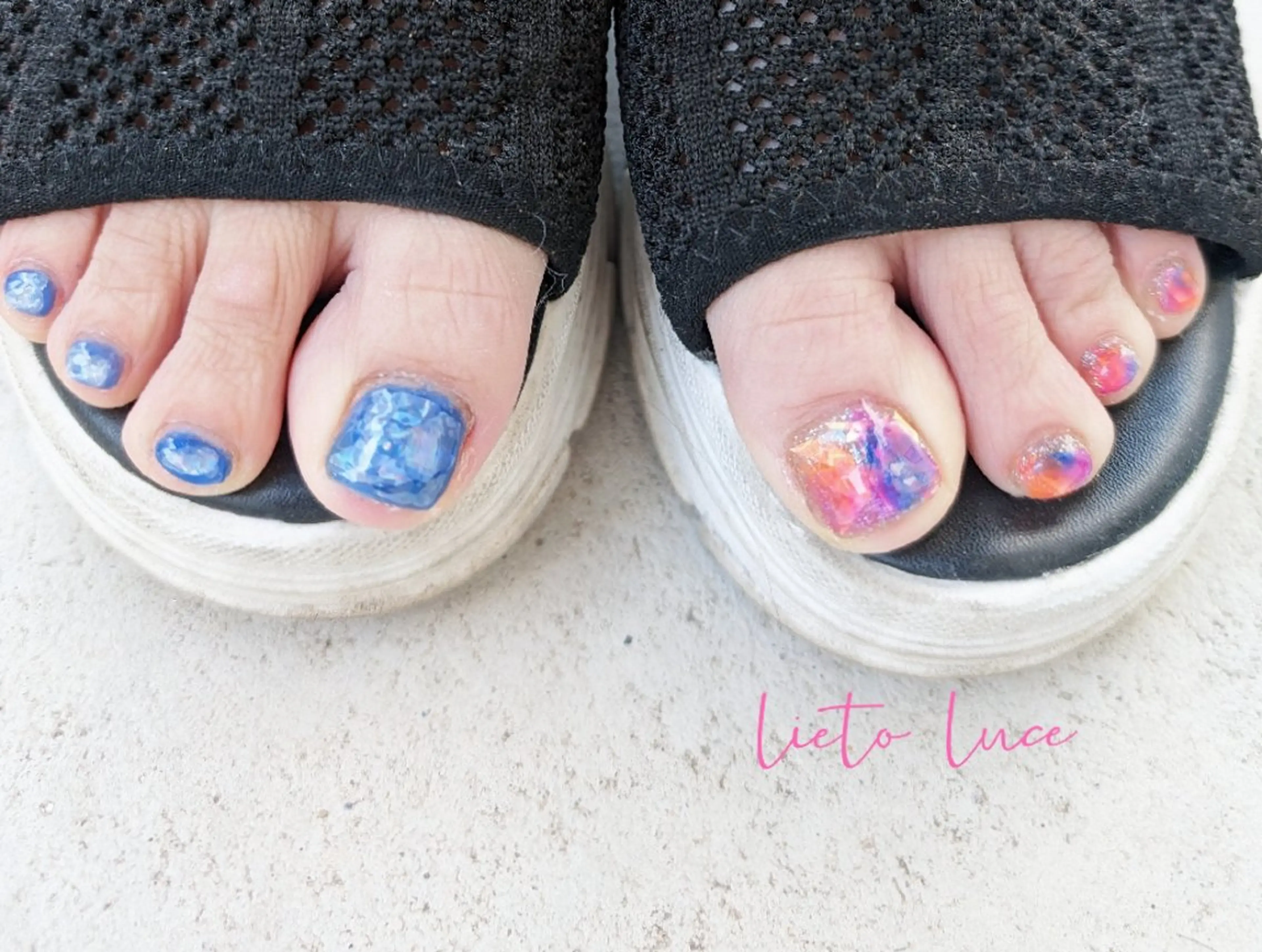 ネイル アートネイル フットネイル フットネイル lieto luce Yukaのネイルデザイン