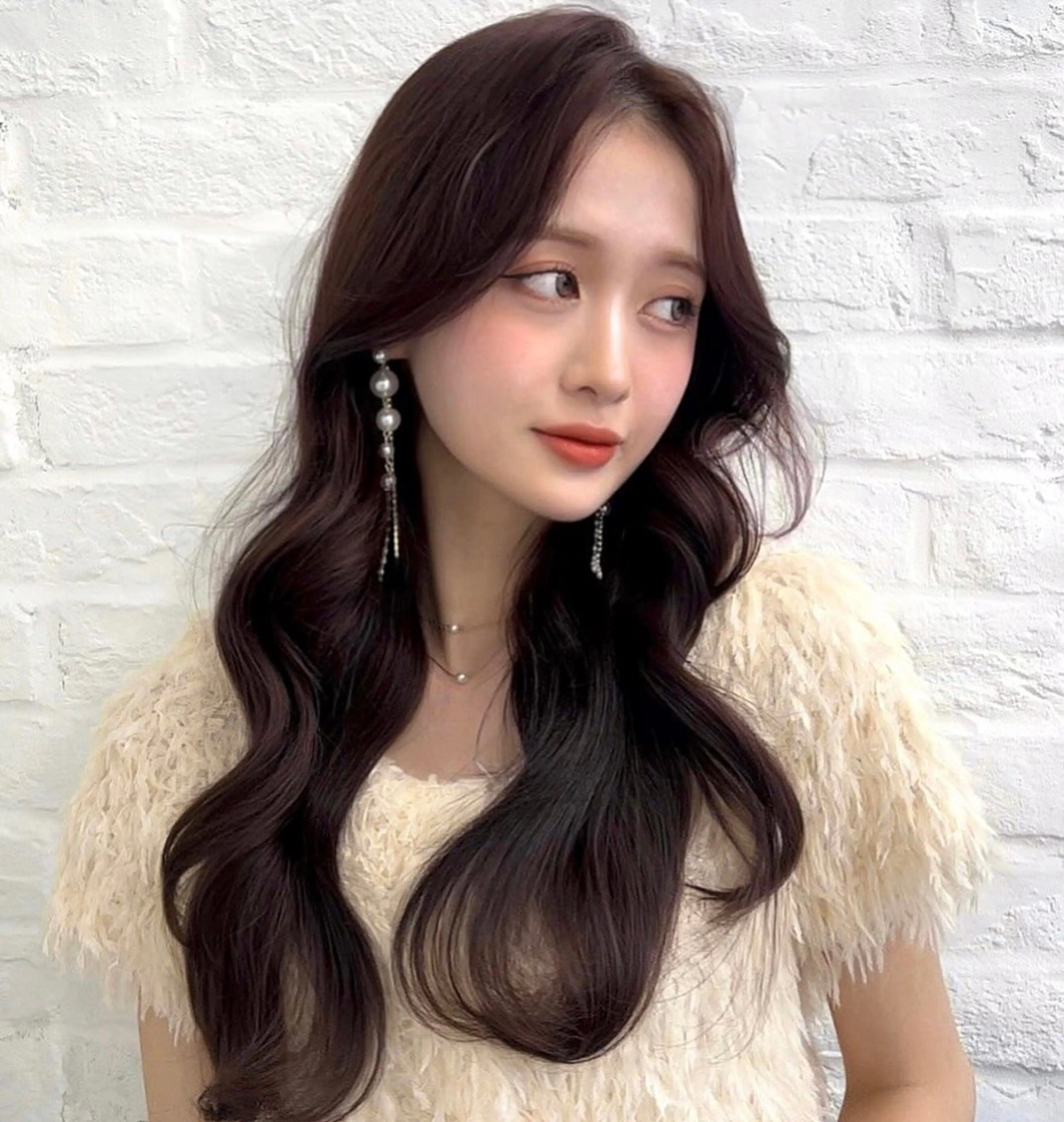 ロング カラー 韓国ヘア♡ 顔まわりカットayaのヘアスタイル
