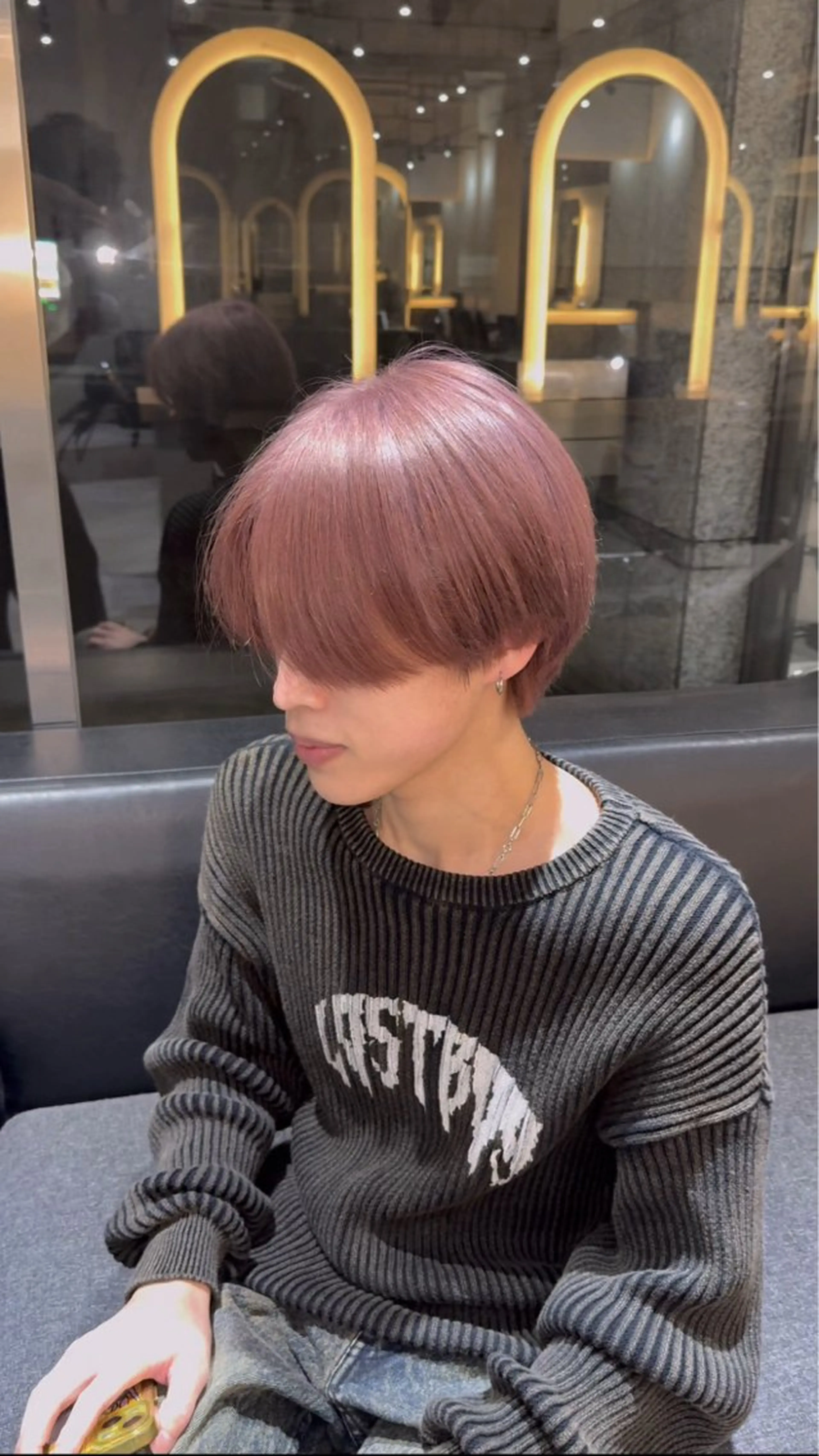 カラー メンズ ヘアカラー トリートメント レイヤーカット/ ブリーチカラー/雅人のヘアスタイル