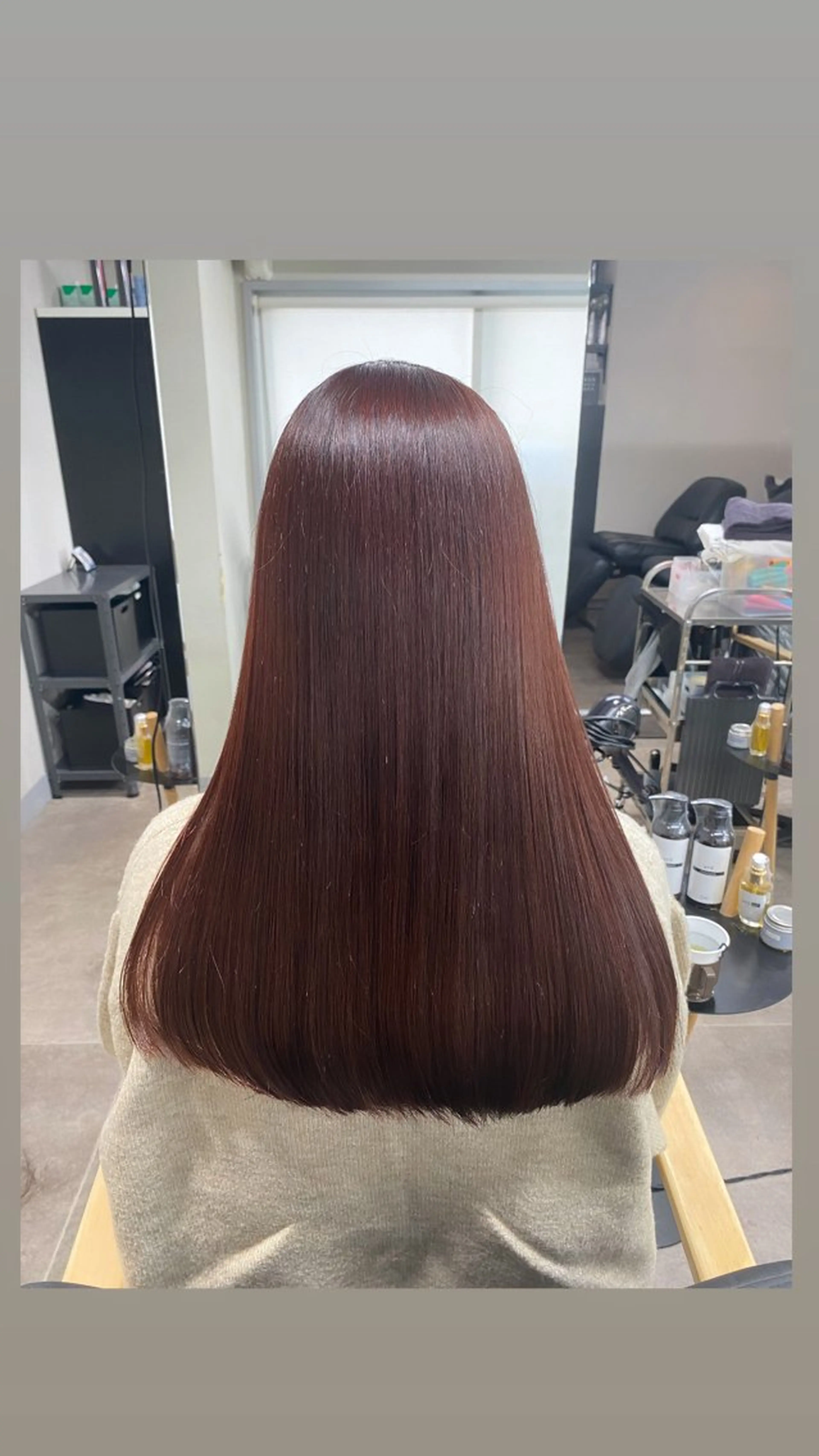 ロング カラー ヘアカラー トリートメント ボブ・ミディアム🌈 パーソナル診断あゆみのヘアスタイル