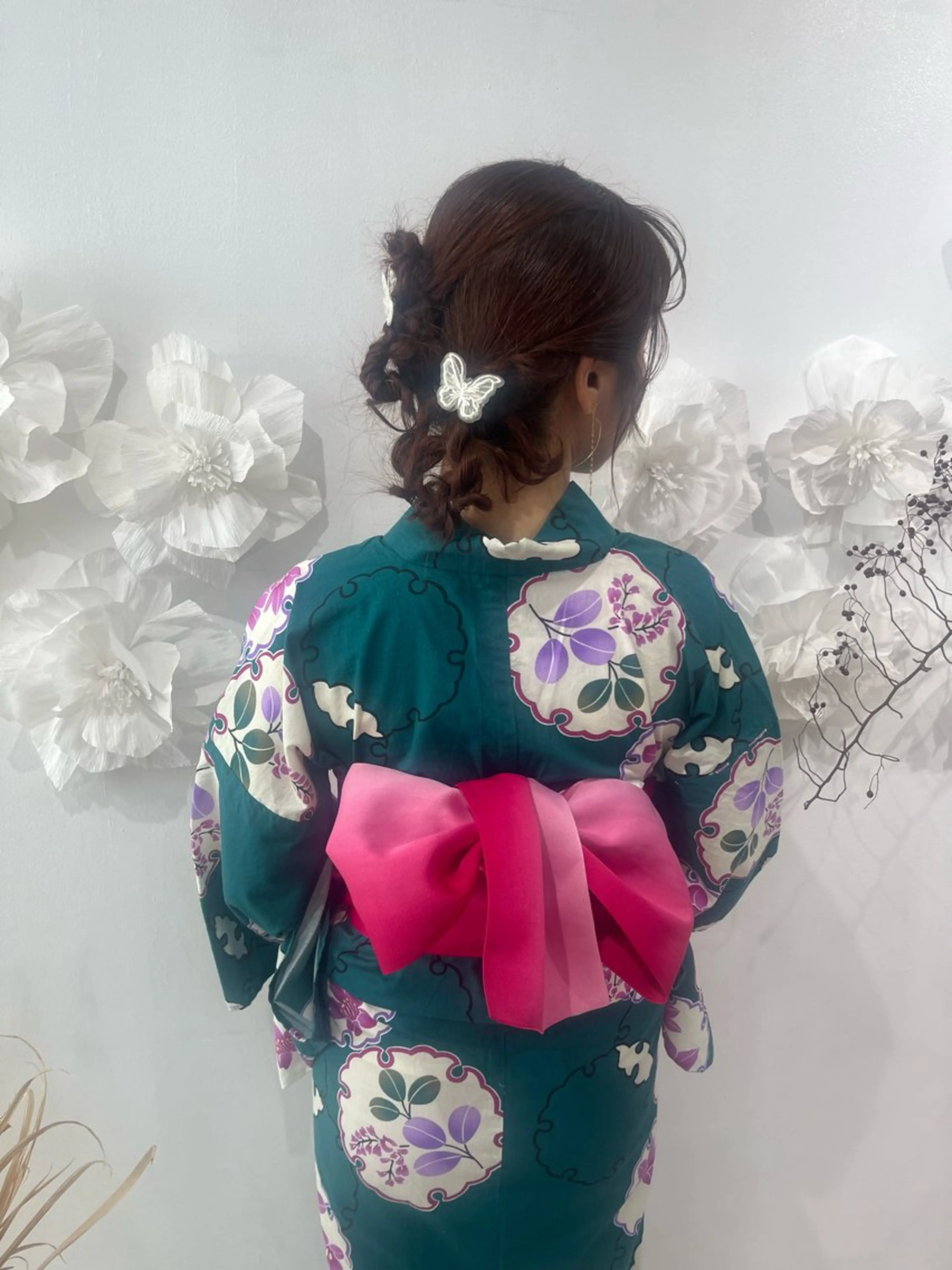 🎐【8月限定】浴衣着付け＋ヘアセットの写真