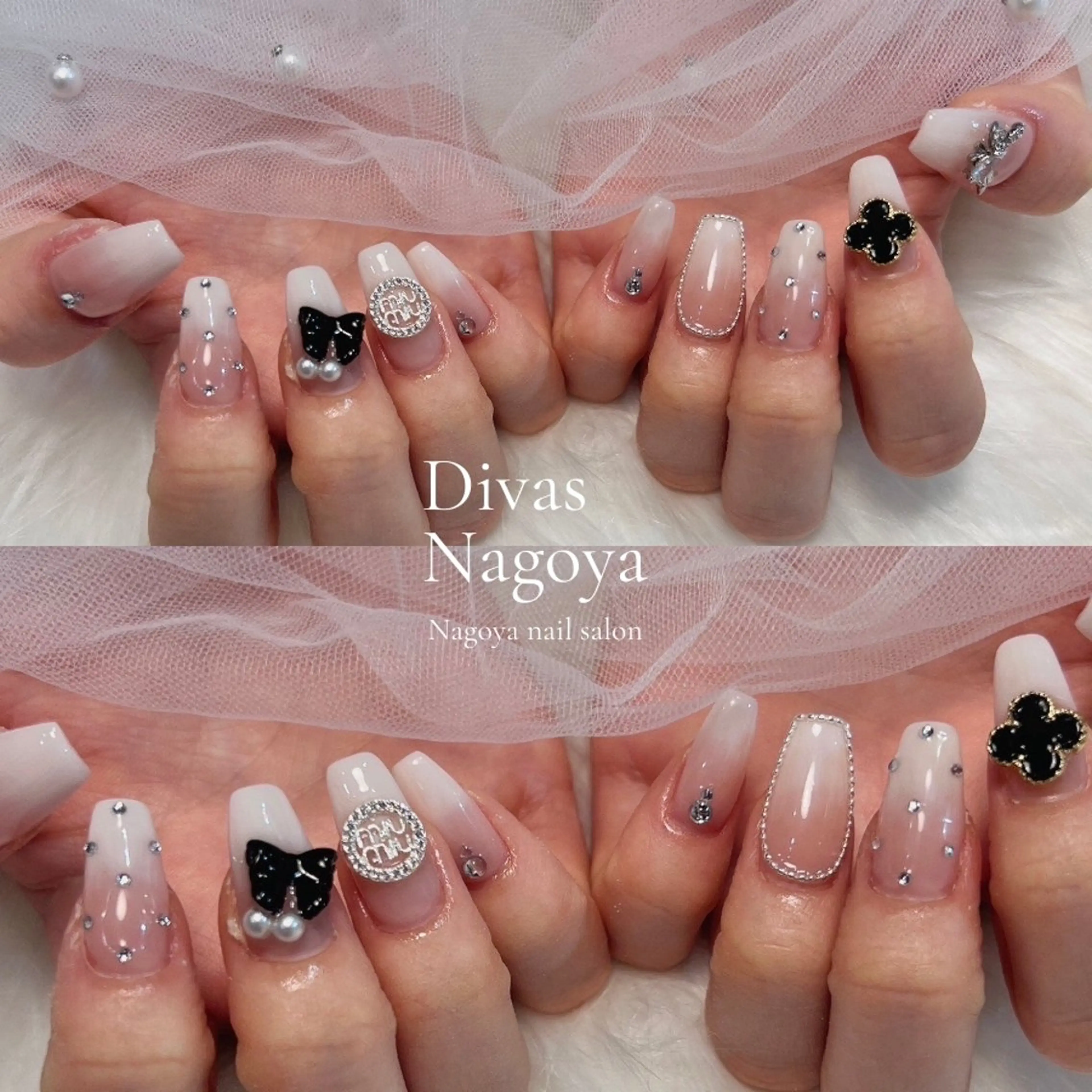 ネイル アートネイル 韓国ネイル マットネイル ミラーネイル ニュアンスネイル 🎀 Divas _Nagoyaのネイルデザイン