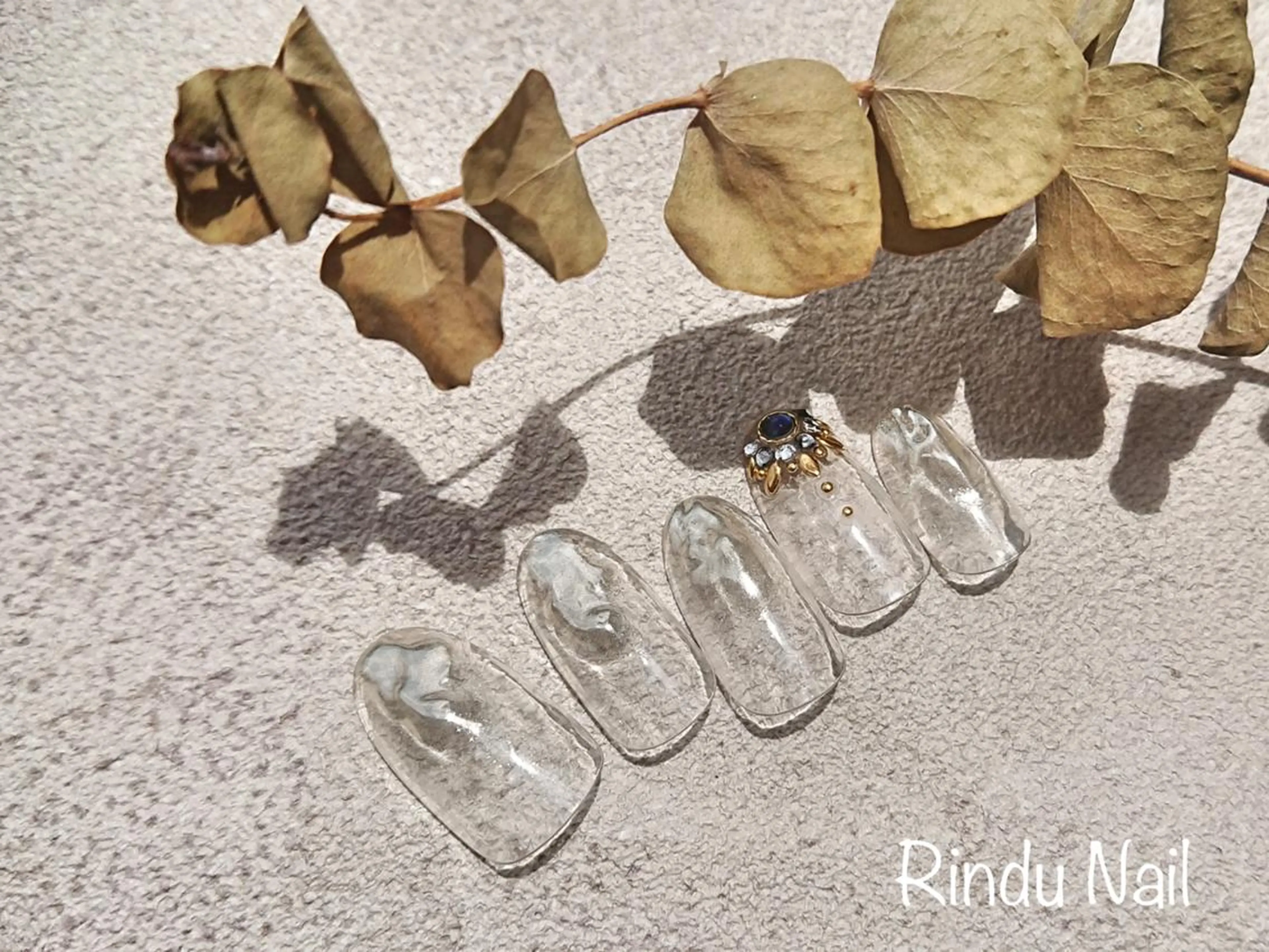 ネイル クリアネイル Rindu Nail 名駅miniのネイルデザイン