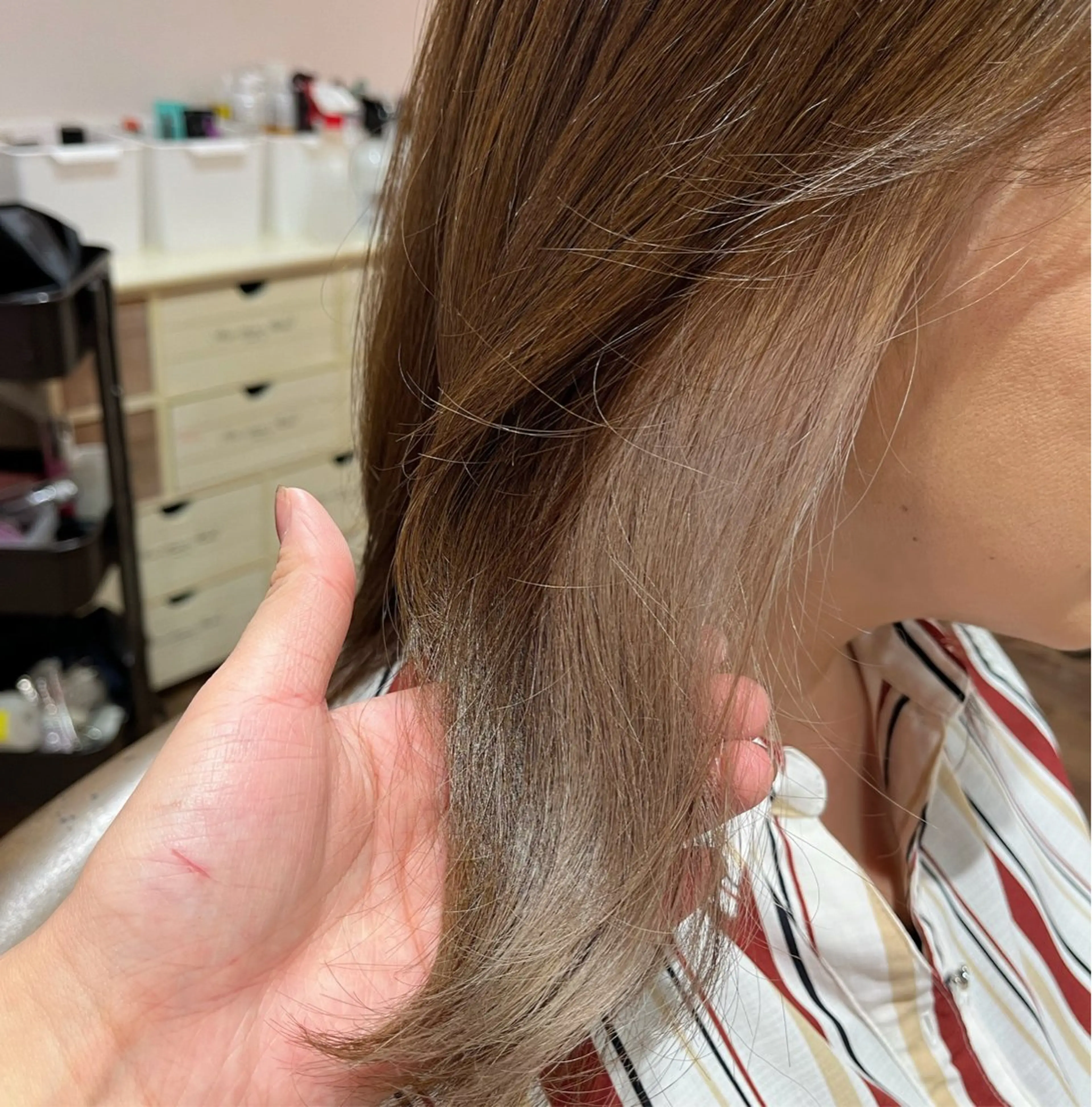 ミディアム ヘアカラー トリートメント ハイーンカラー/外国 人風カラー/ミノリのヘアスタイル