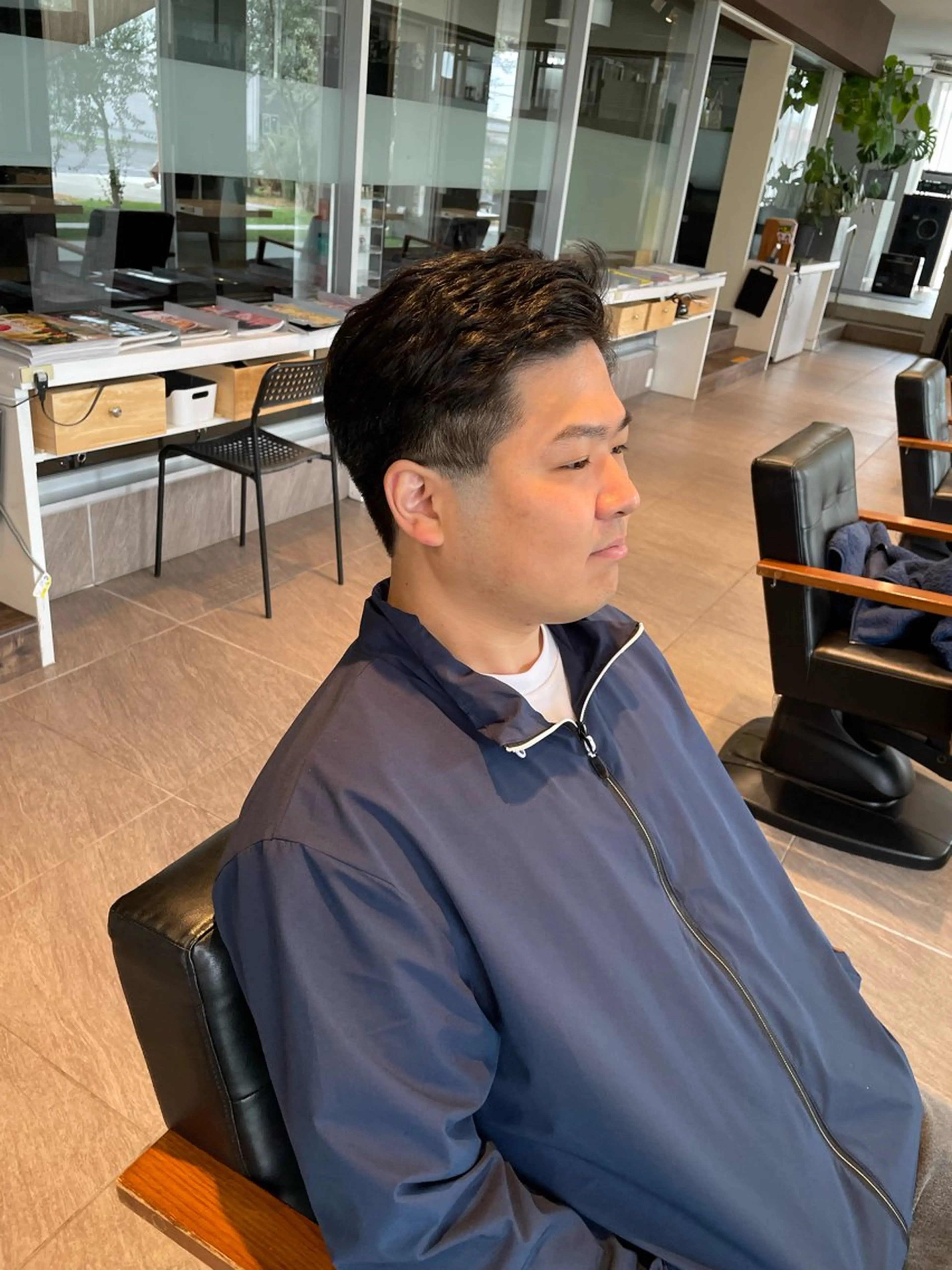 ショート メンズ ビジネス カット ヘアセット LOKAHI所属・かわいい顔まわり/髪 質改善カラー/小池祐のヘアスタイル