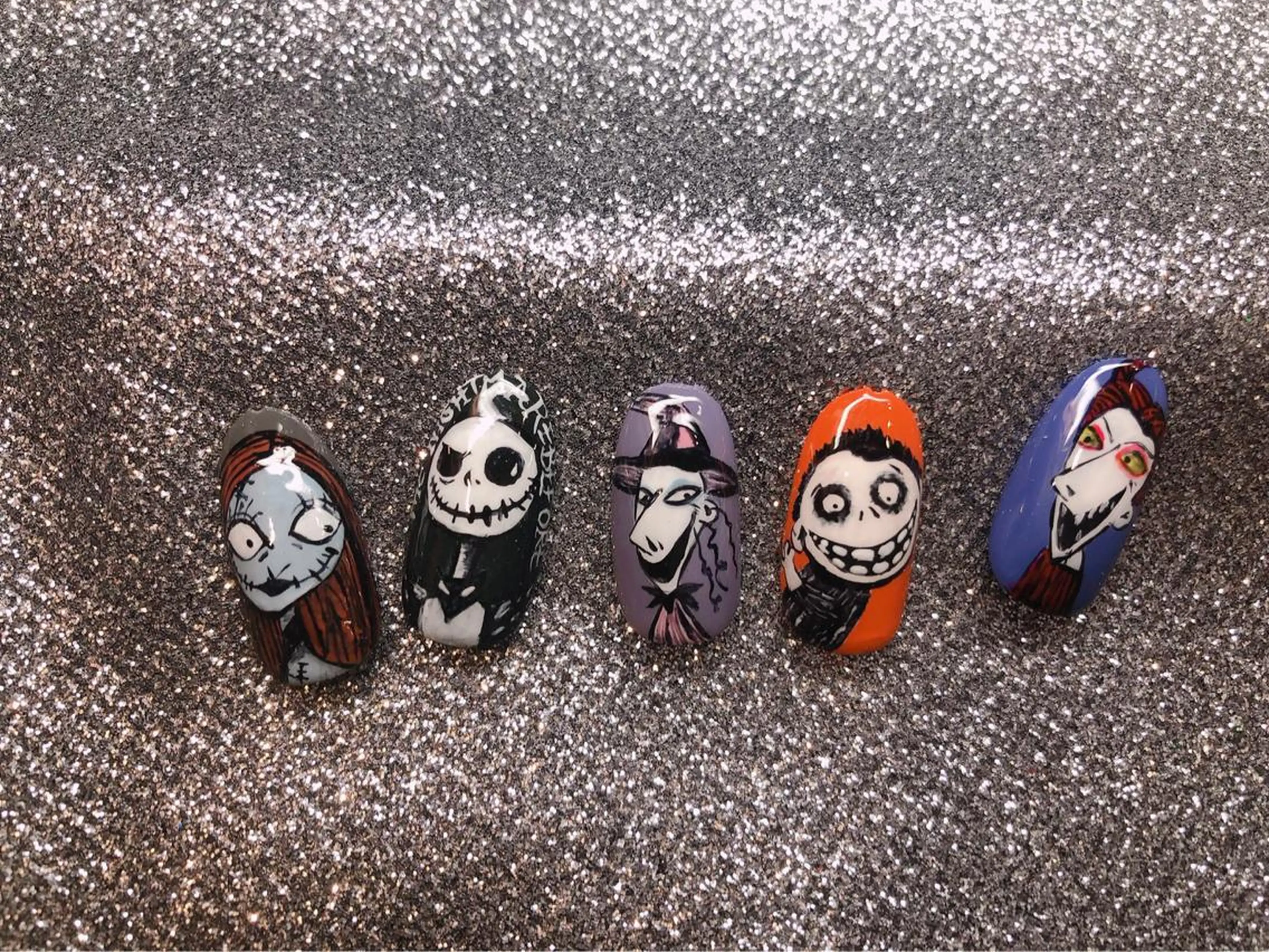 ネイル アートネイル ハロウィン 持ち込み ティーエヌ 金山駅東口店のネイルデザイン