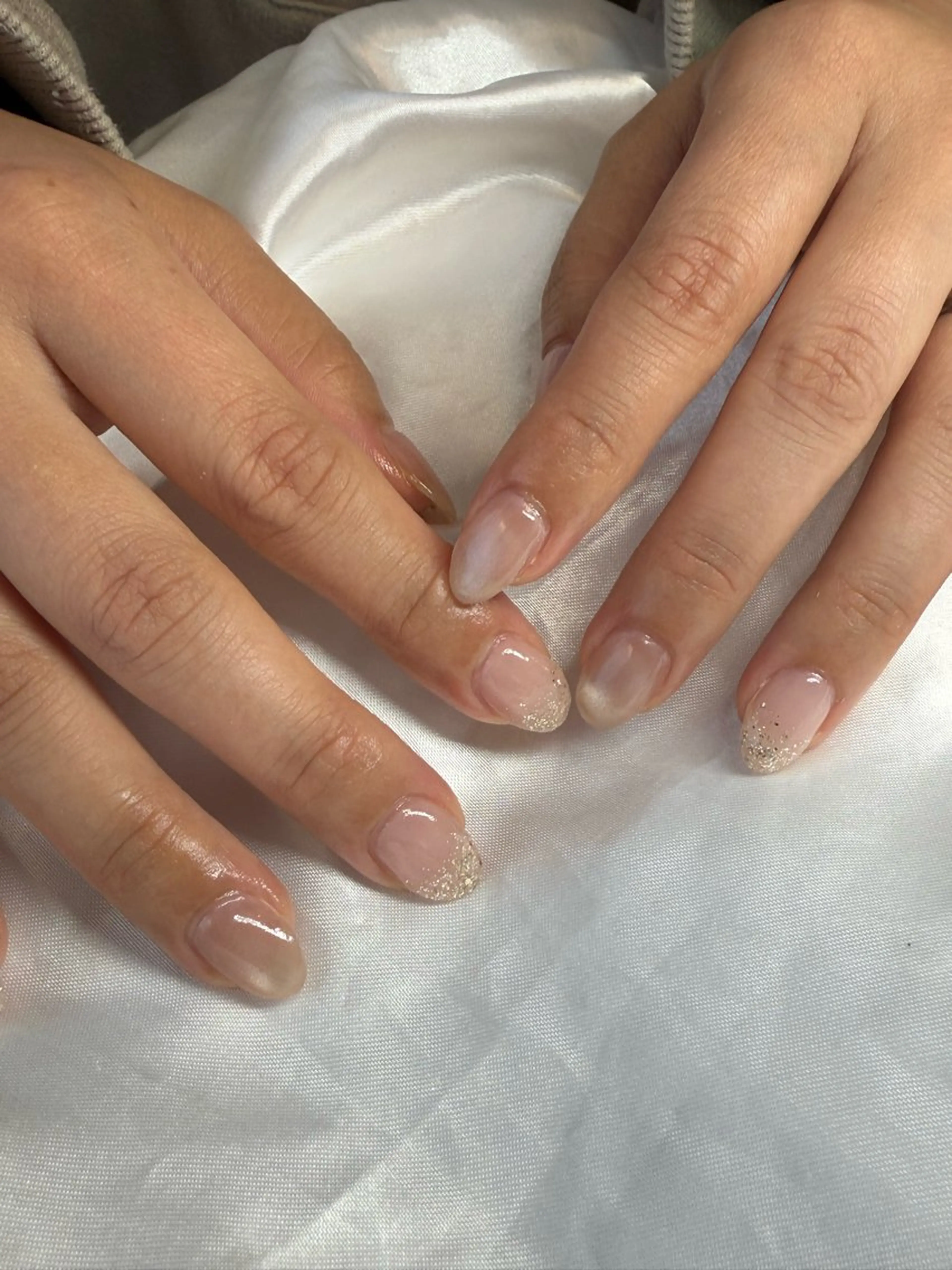 ネイル ラメ(グリッター) ラメグラデーション マグネットネイル bylily yuriのネイルデザイン