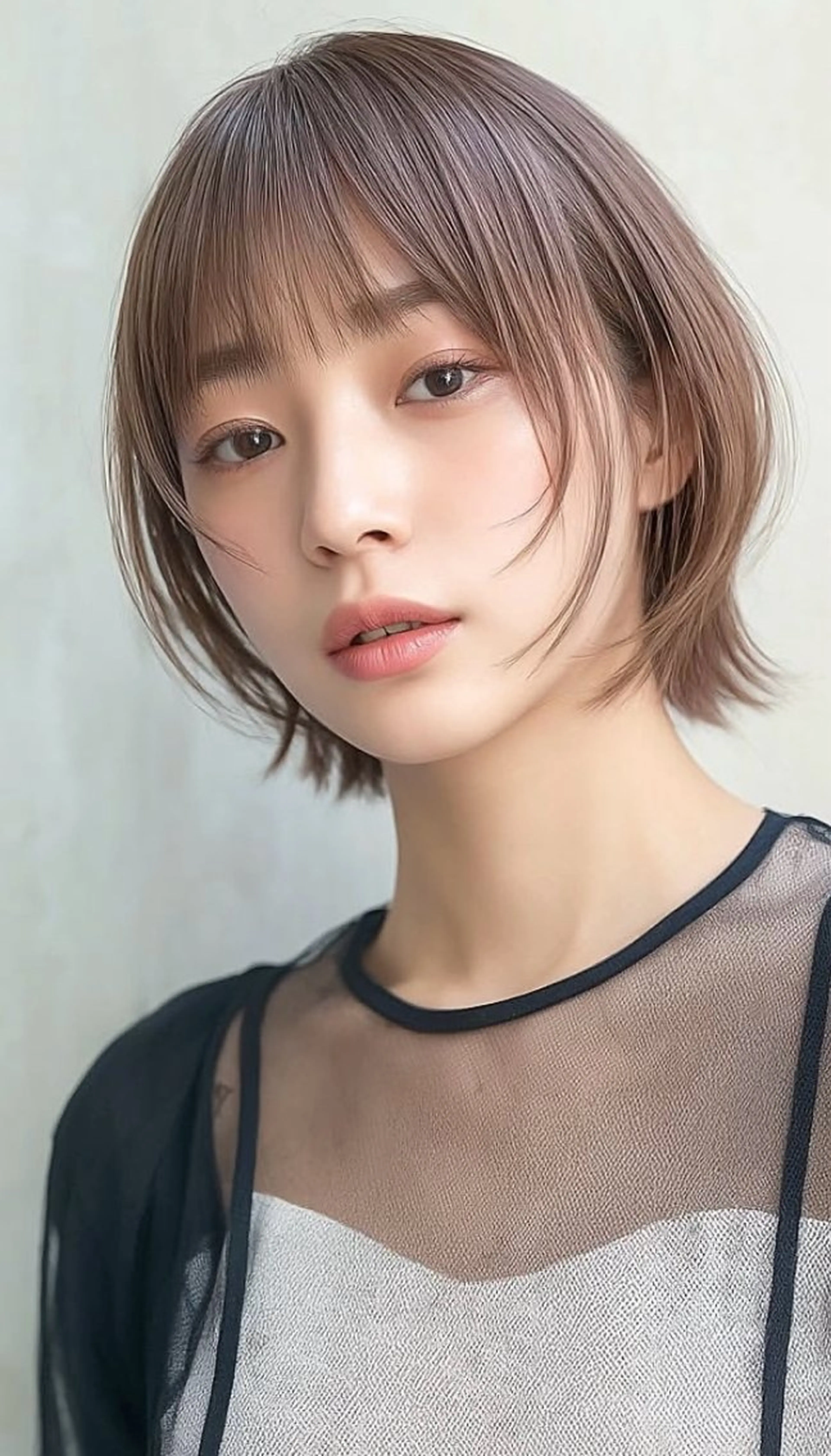 ✂︎似合わせカット+高発色カラー+髪質改善トリートメントの写真