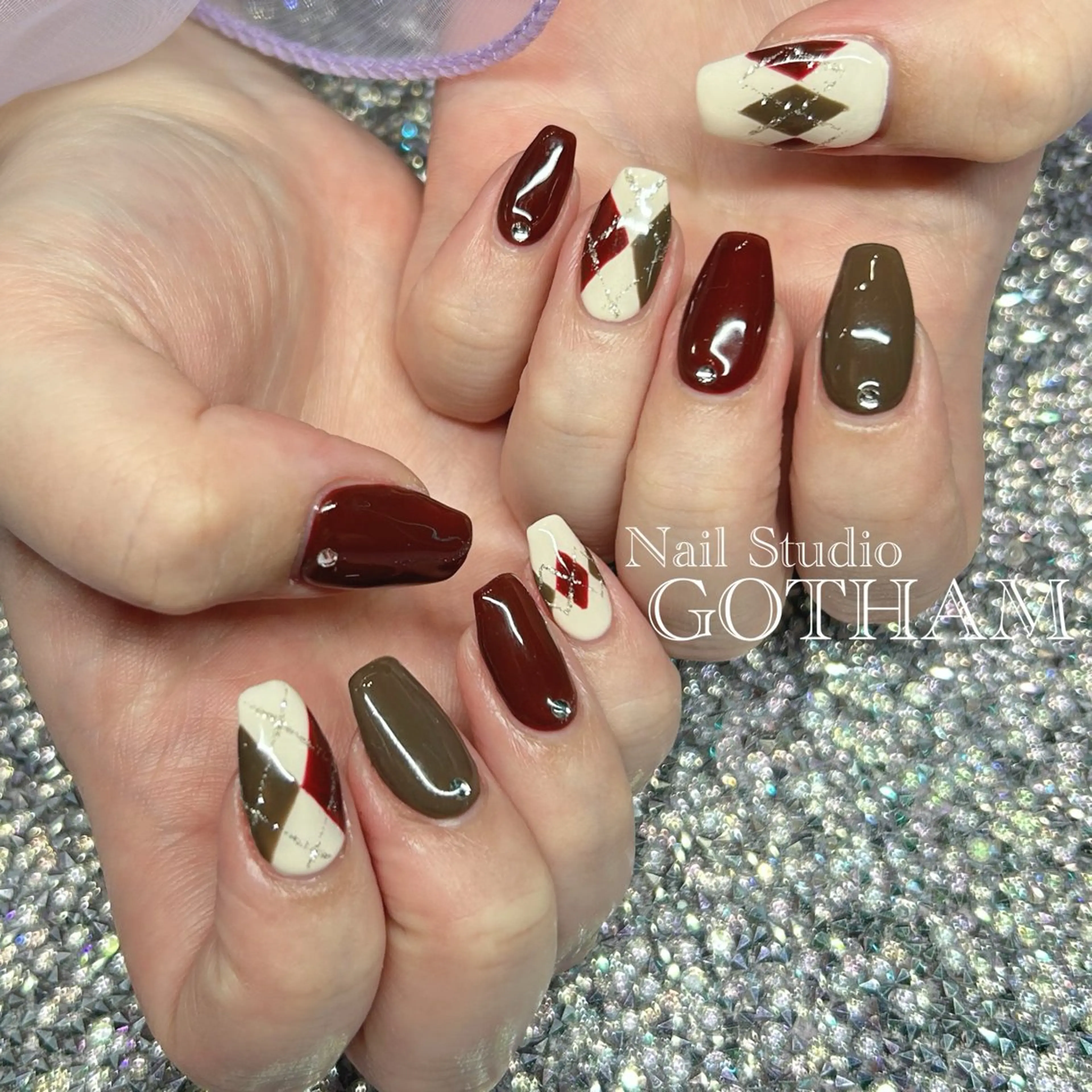 ネイル ワンカラーネイル ハンドネイル Nail Studio GOTHAM所属・高円寺駅からすぐ🌈 ネイルGOTHAMのネイルデザイン