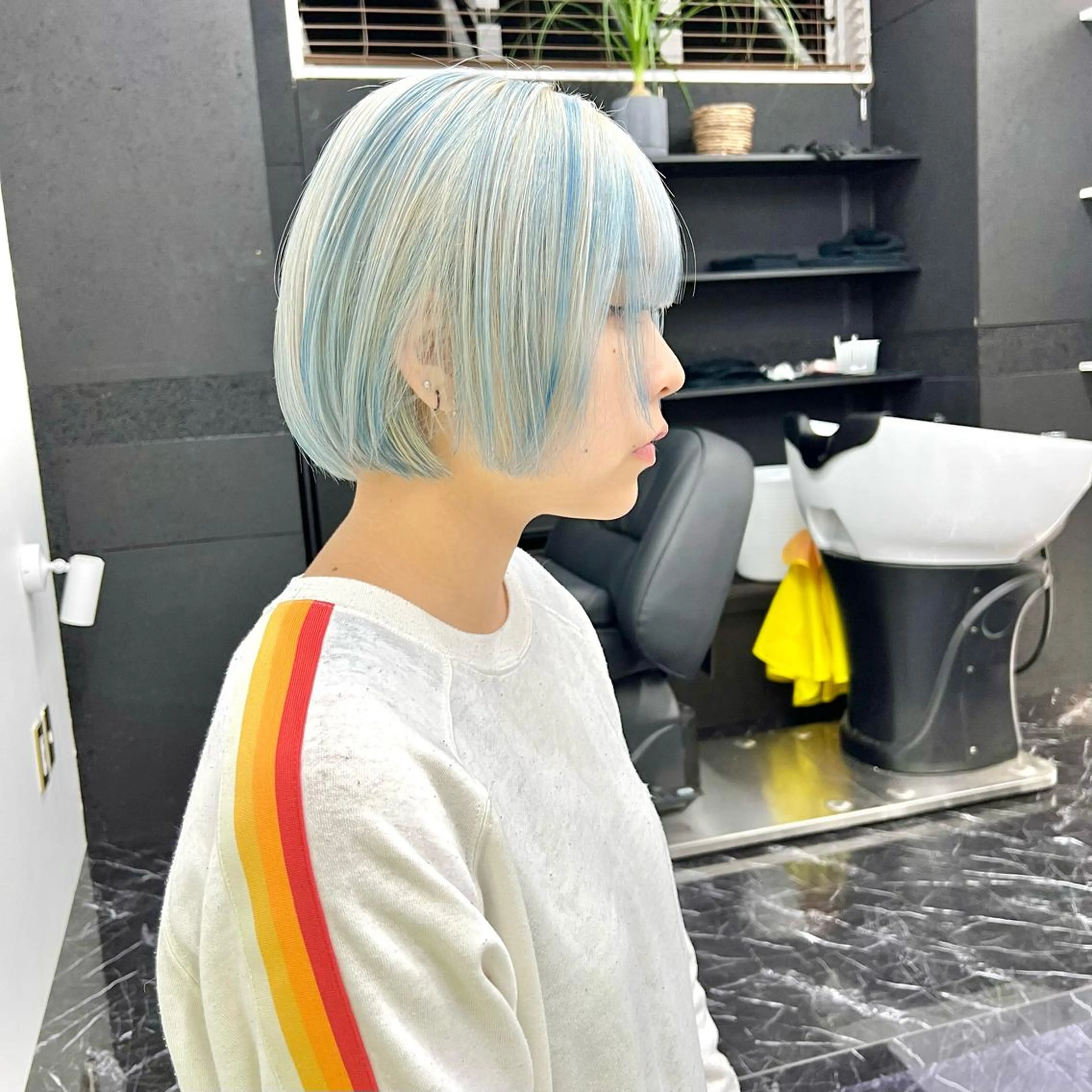 ショート カラー ブリーチ ハイトーンカラー ChuDuck所属・🐮ChuDuck 代表　SHOTA🐮のヘアスタイル