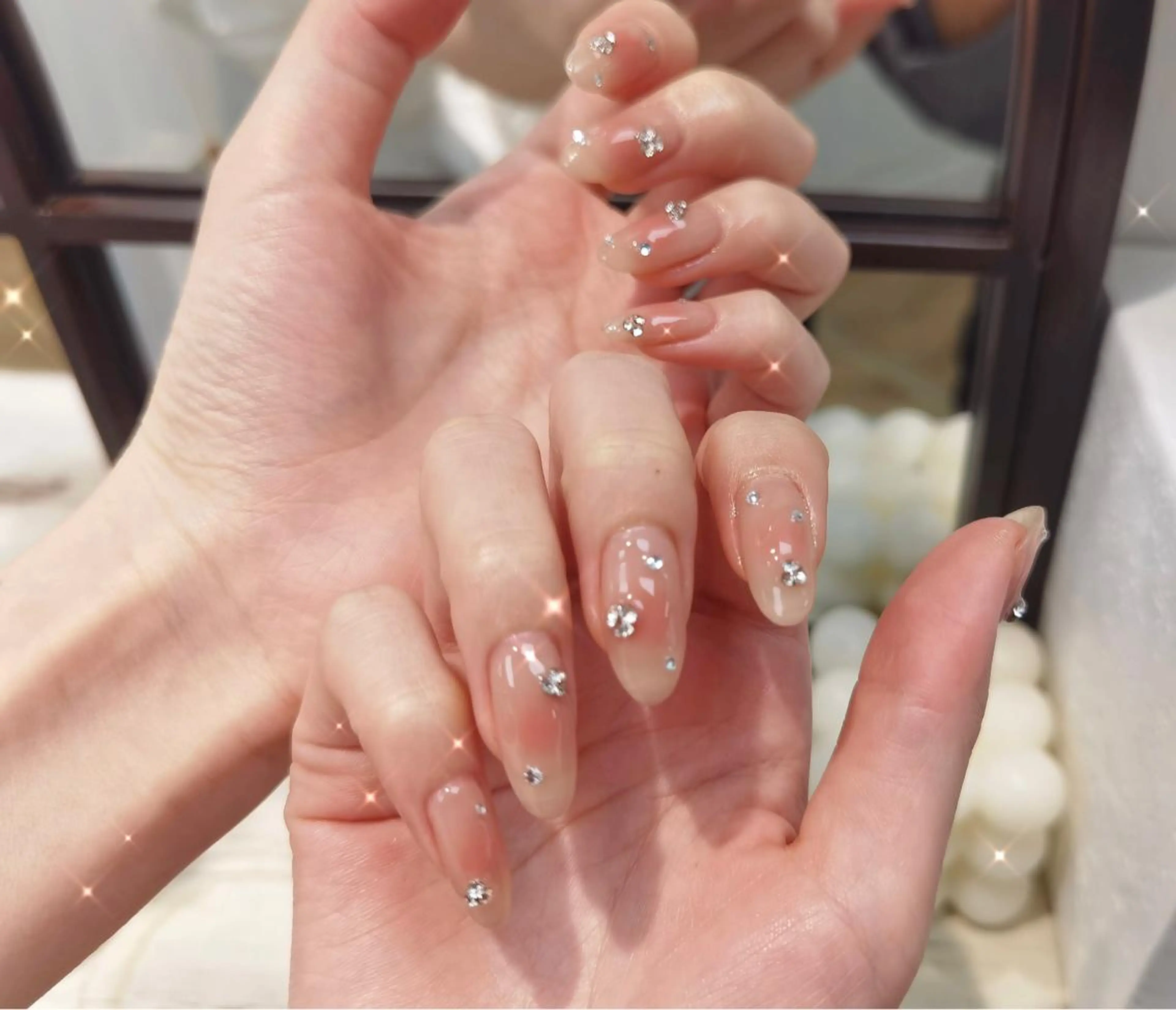 チップ長さ出し10本+フレンチ、限定デザイン💜ソフトジェルオフあり💜丁寧なケア込みの写真