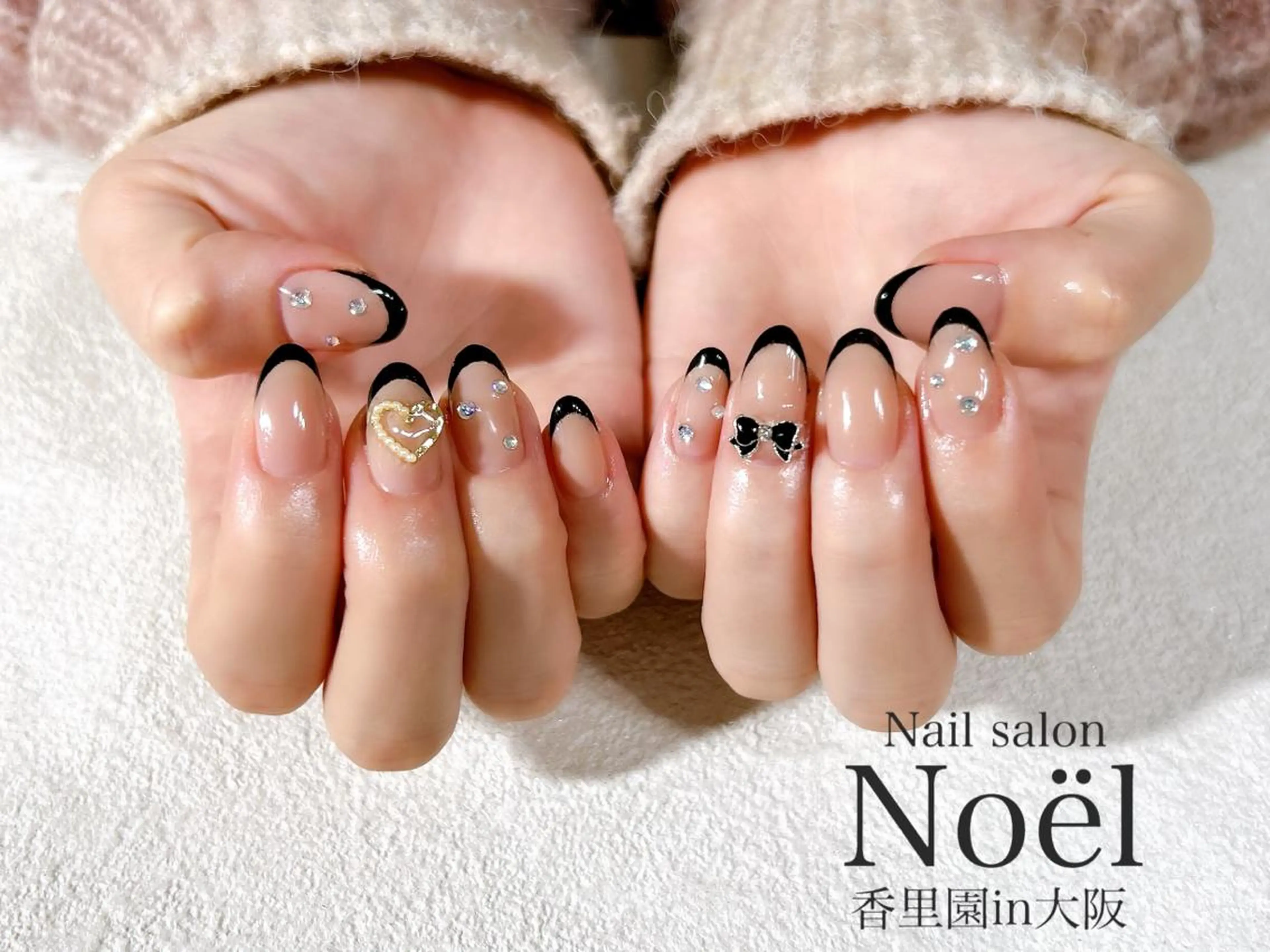 ネイル フレンチネイル ガーリー 韓国ネイル ハンドネイル Nailsalon &Noel所属・もも 🍑のネイルデザイン