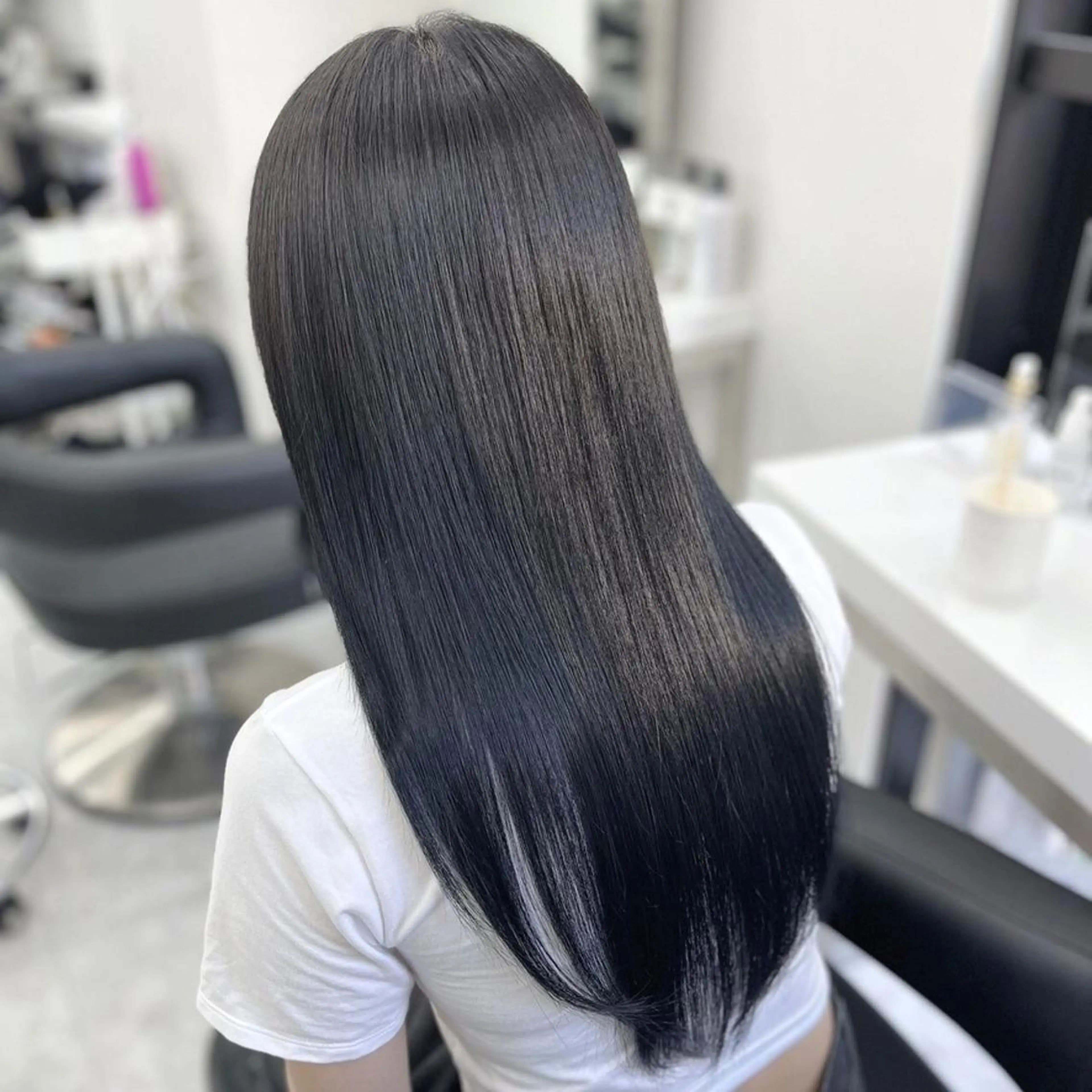 カラー 韓国風暗髪スタイル 🖤渋谷FRUITSのヘアスタイル