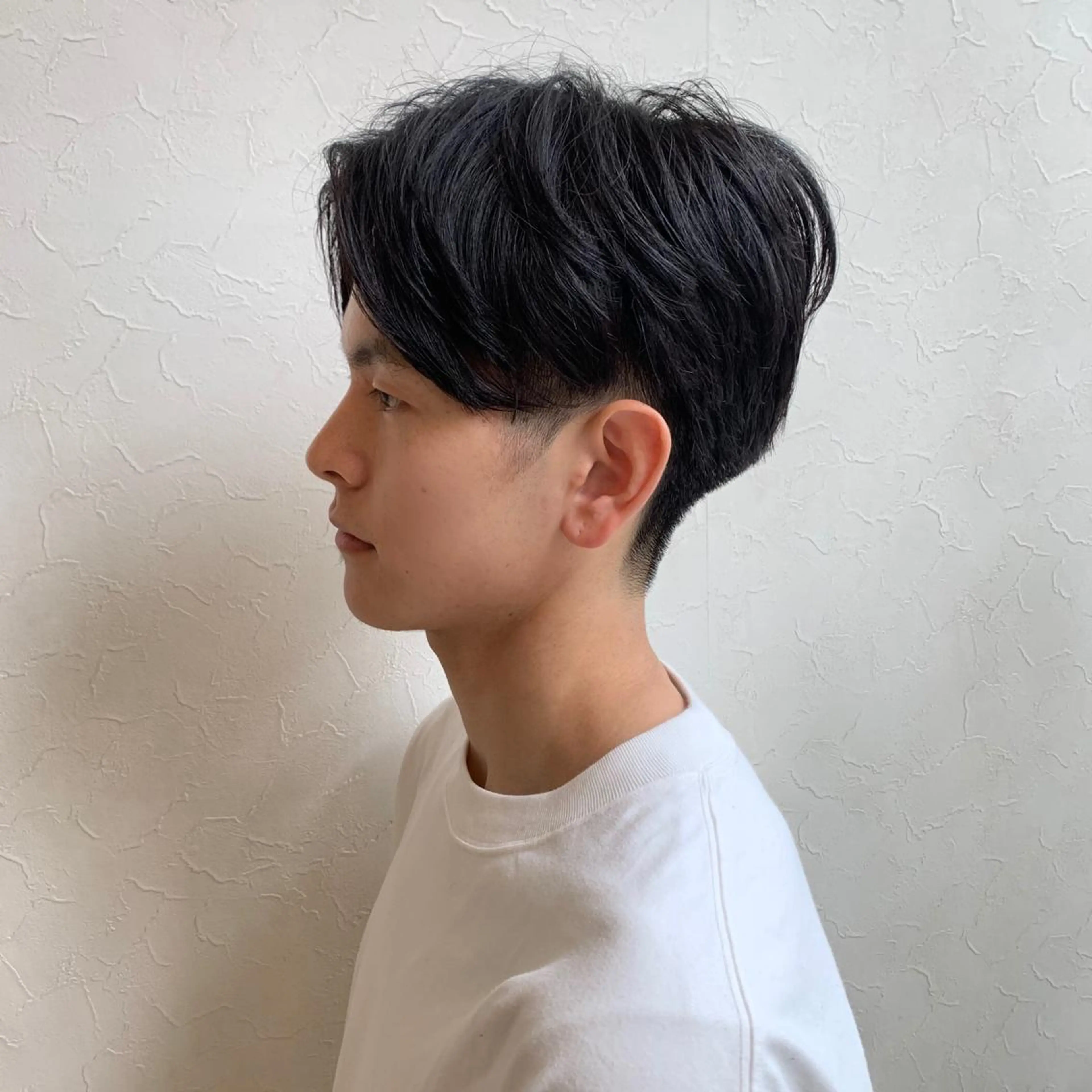 ショート メンズ センターパート 刈り上げ カット メンズ指名多数!! SiLO 田島のヘアスタイル