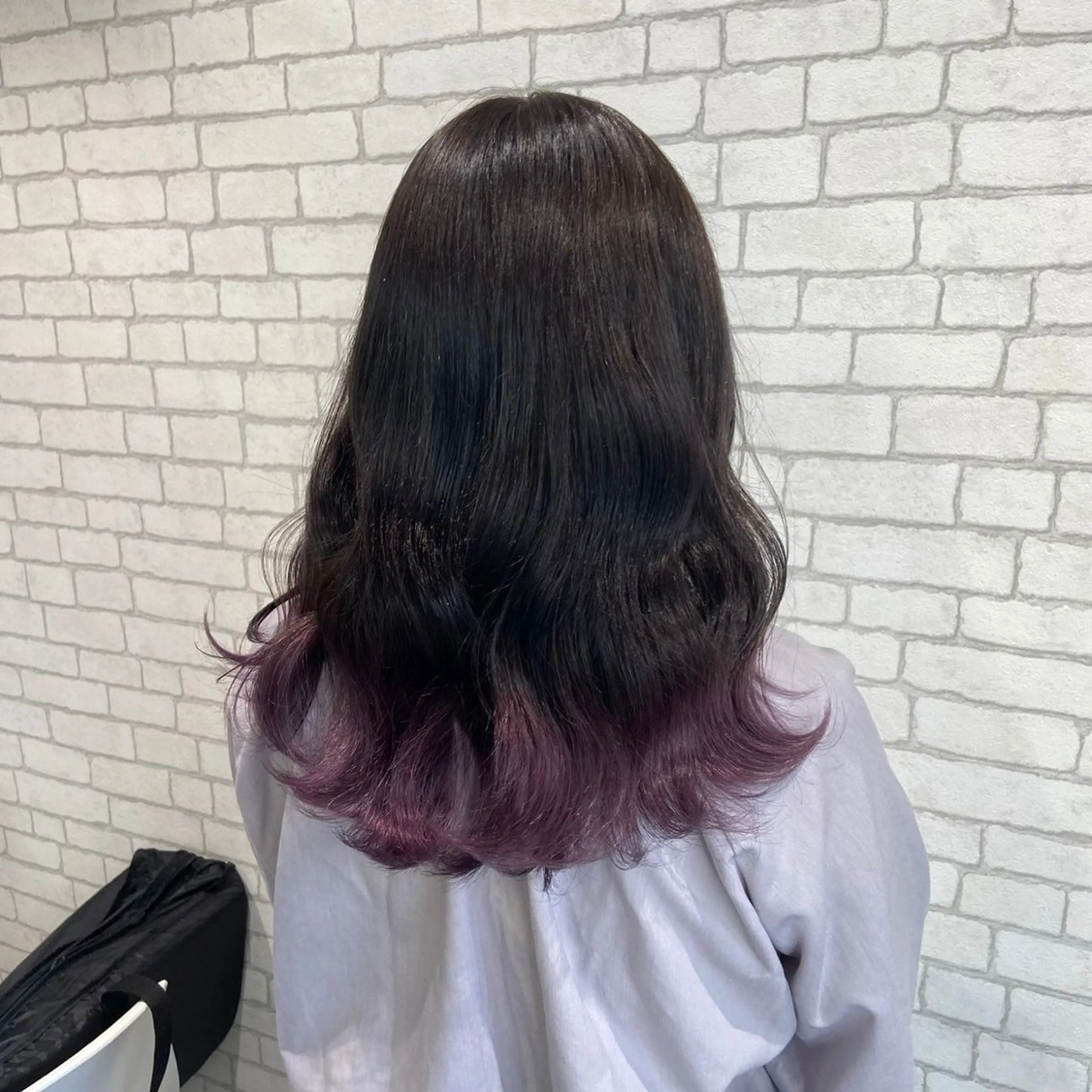 ロング カット ヘアカラー ボブ/レイヤー/ ダブルカラー/みのりのヘアスタイル