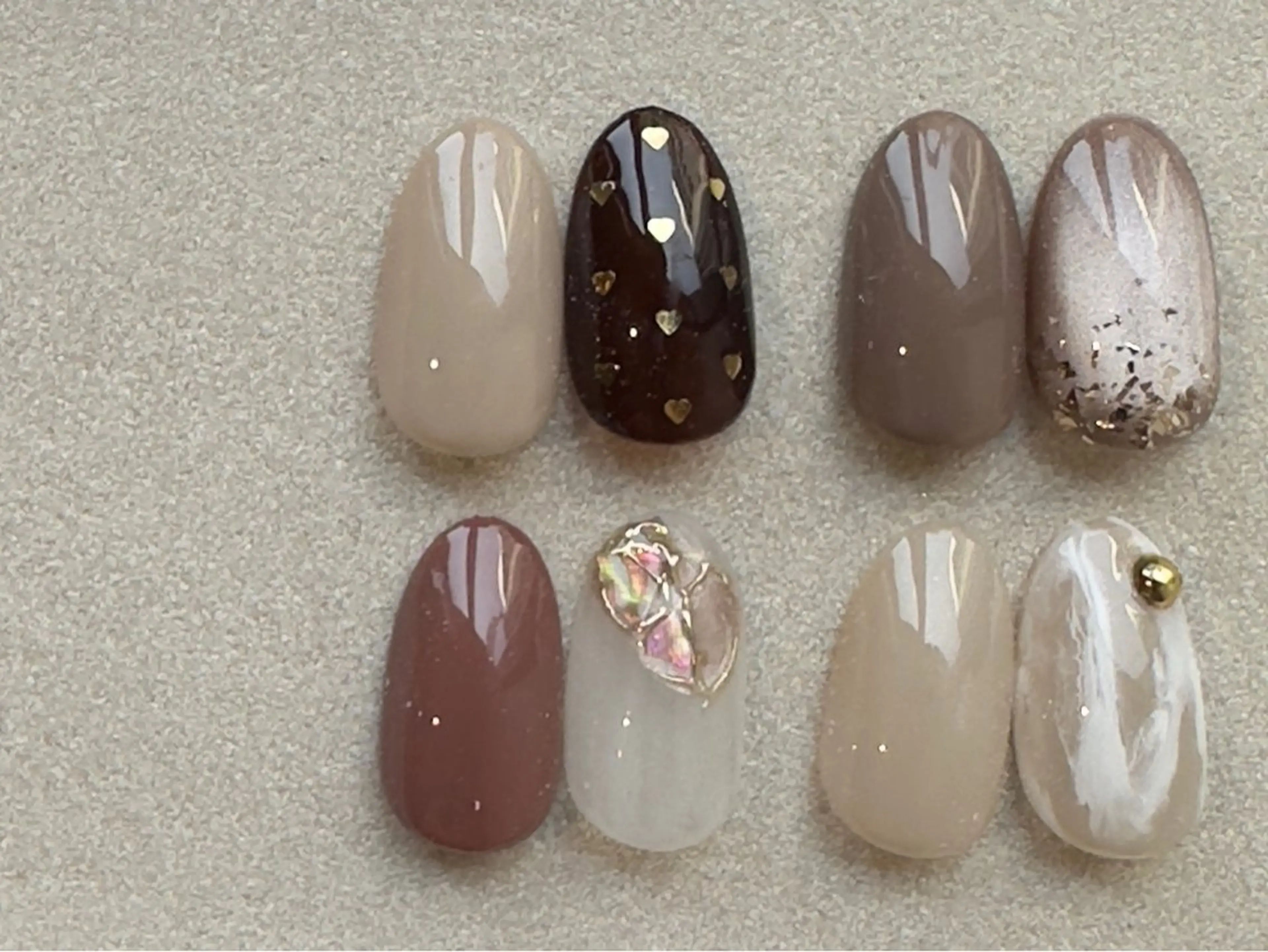 ネイル アートネイル 持ち込み ワンカラーネイル ハンドネイル etorca nailのネイルデザイン