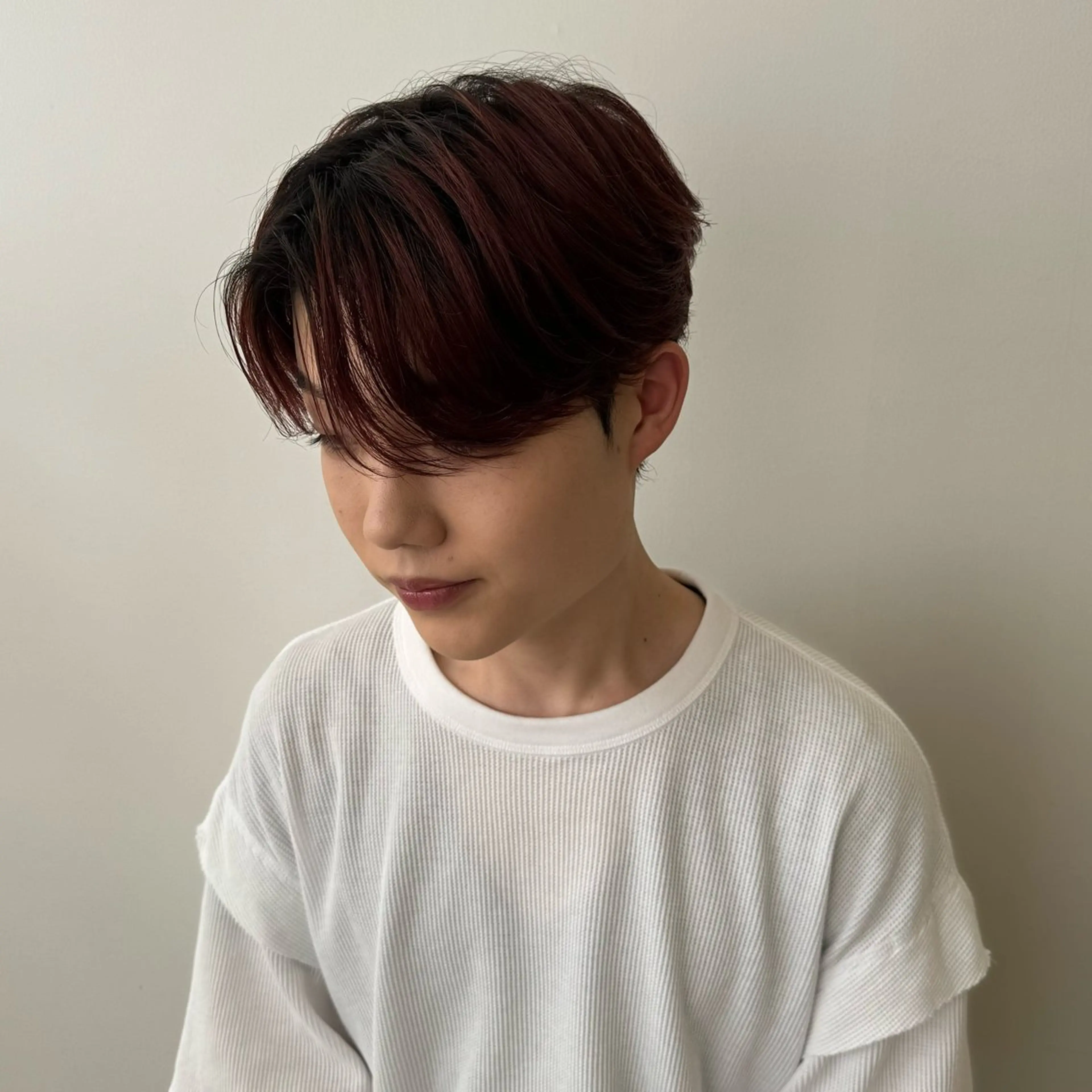 ショート カラー パーマ ヘアアレンジ メンズ メンズ韓国風 韓国風ヘア COL BIRTH所属・KIRARI .のヘアスタイル